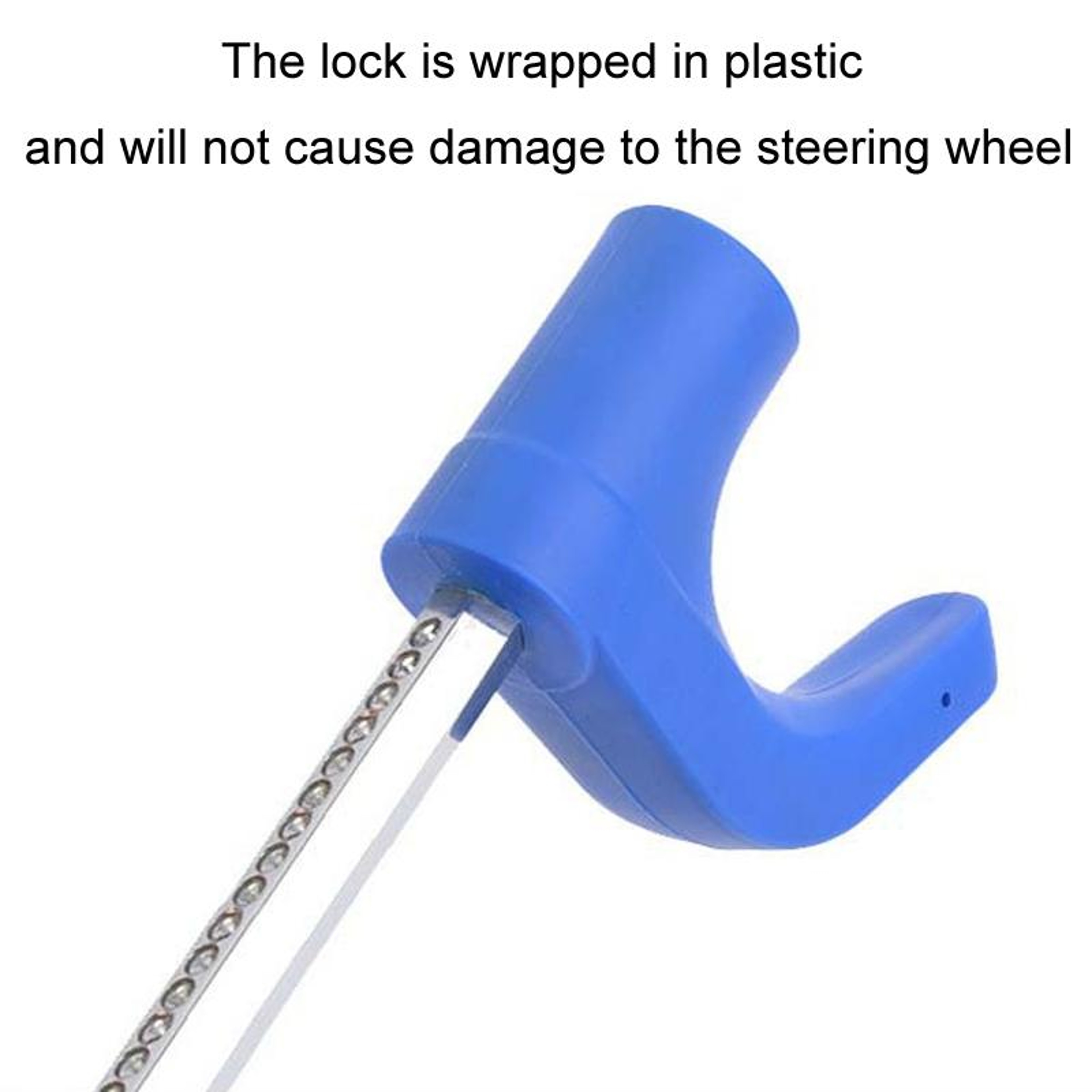 Retractable Steering Wheel Lock With Combination Code Security For Cars SUVs  Trucks 5