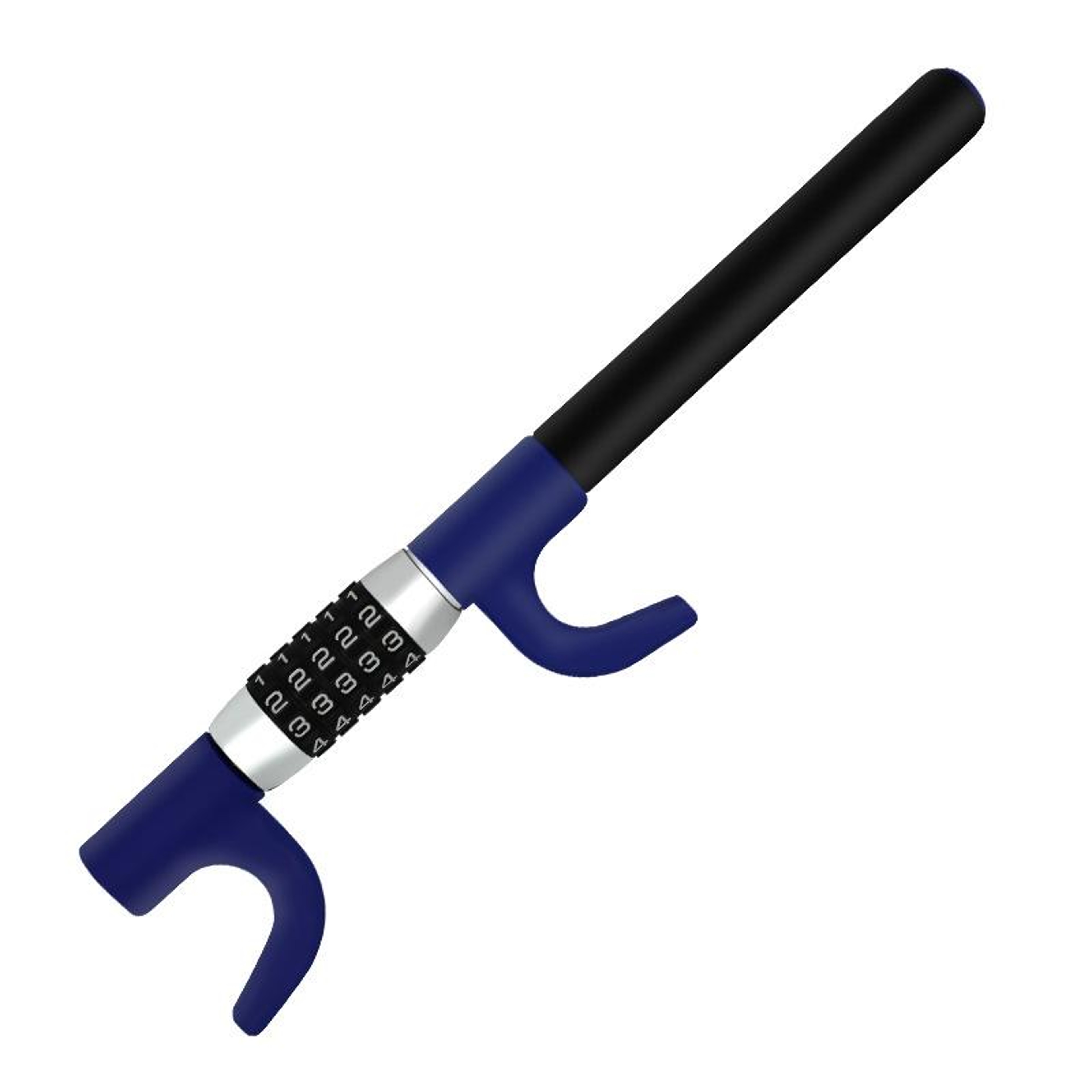 Retractable Steering Wheel Lock With Combination Code Security For Cars SUVs  Trucks 8