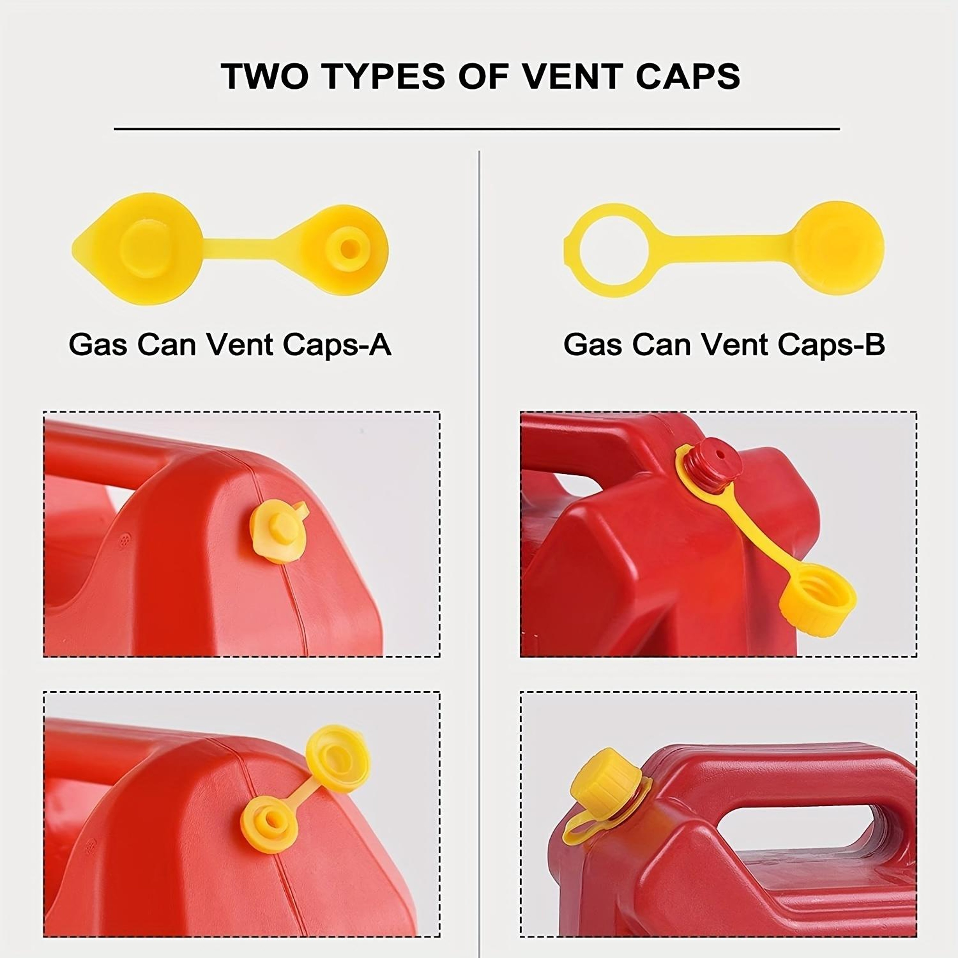 Anti-Leak Hex Nut Plug Caps Set, Durable Plastic Sealing Caps 3-Pack – view 5