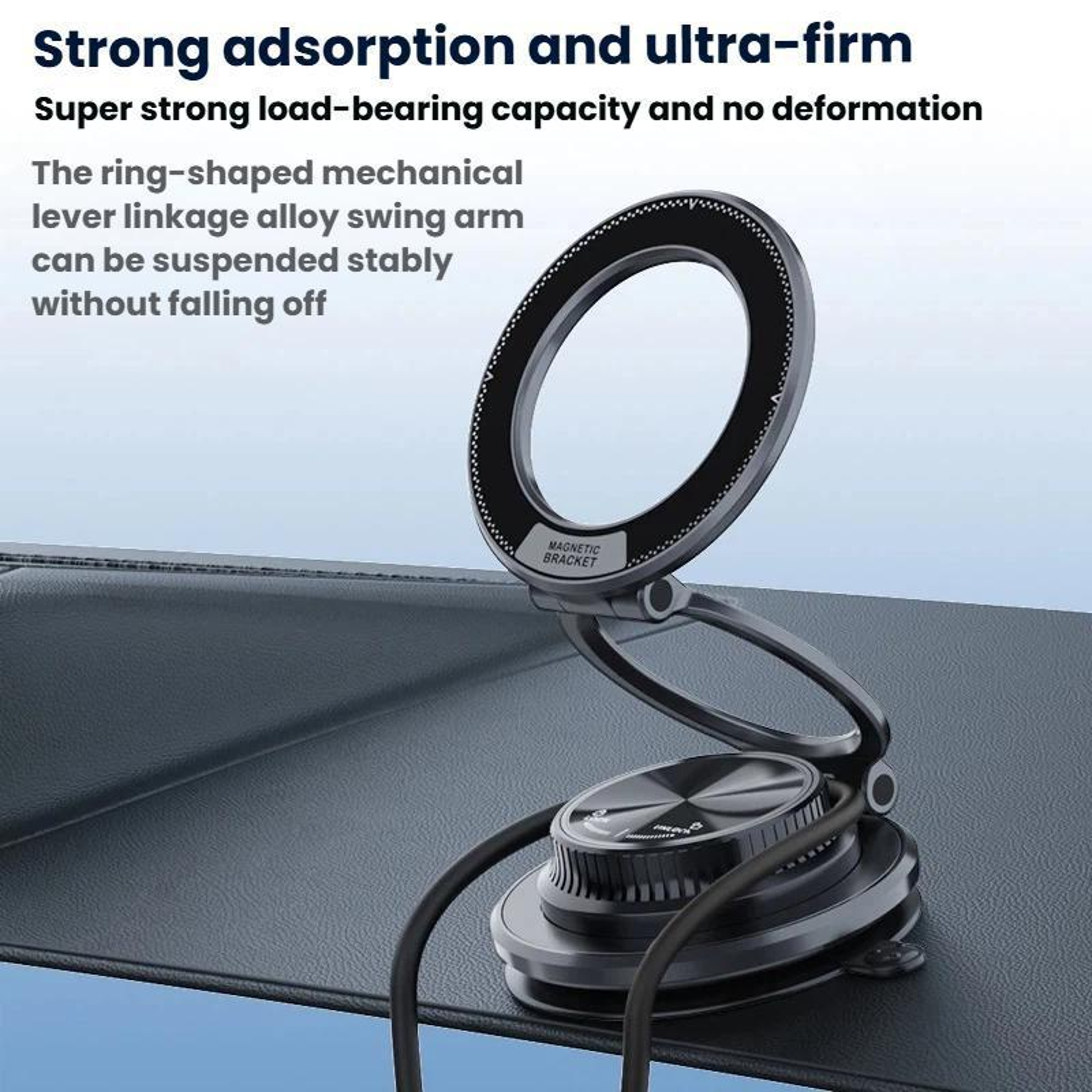 M11 Magnetic Car Phone Holder Foldable Dashboard Phone Mount For Secure Navigation 2