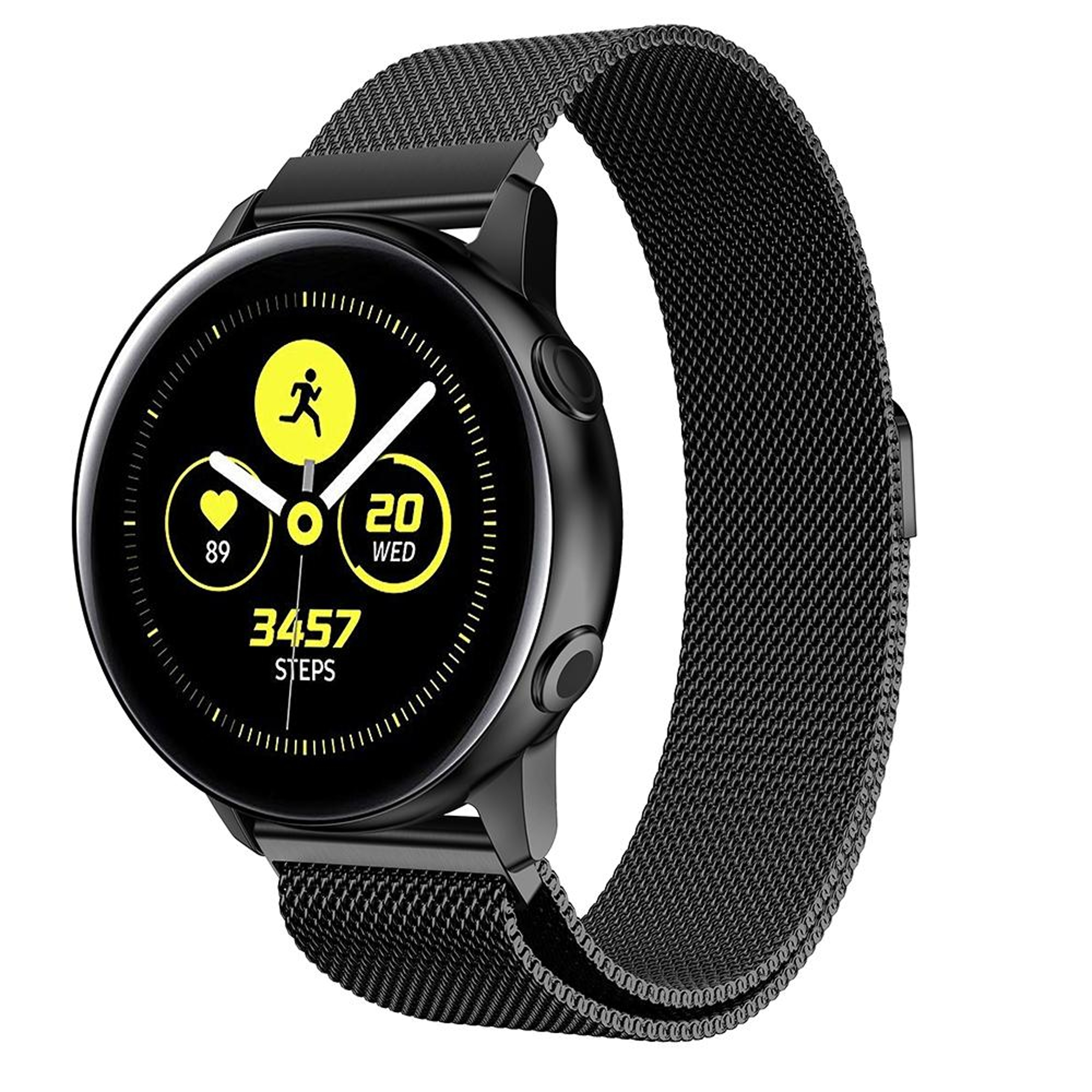 Magnetic Stainless Steel Mesh 20mm Watch Strap For Galaxy Watch Active Milanese Band 4