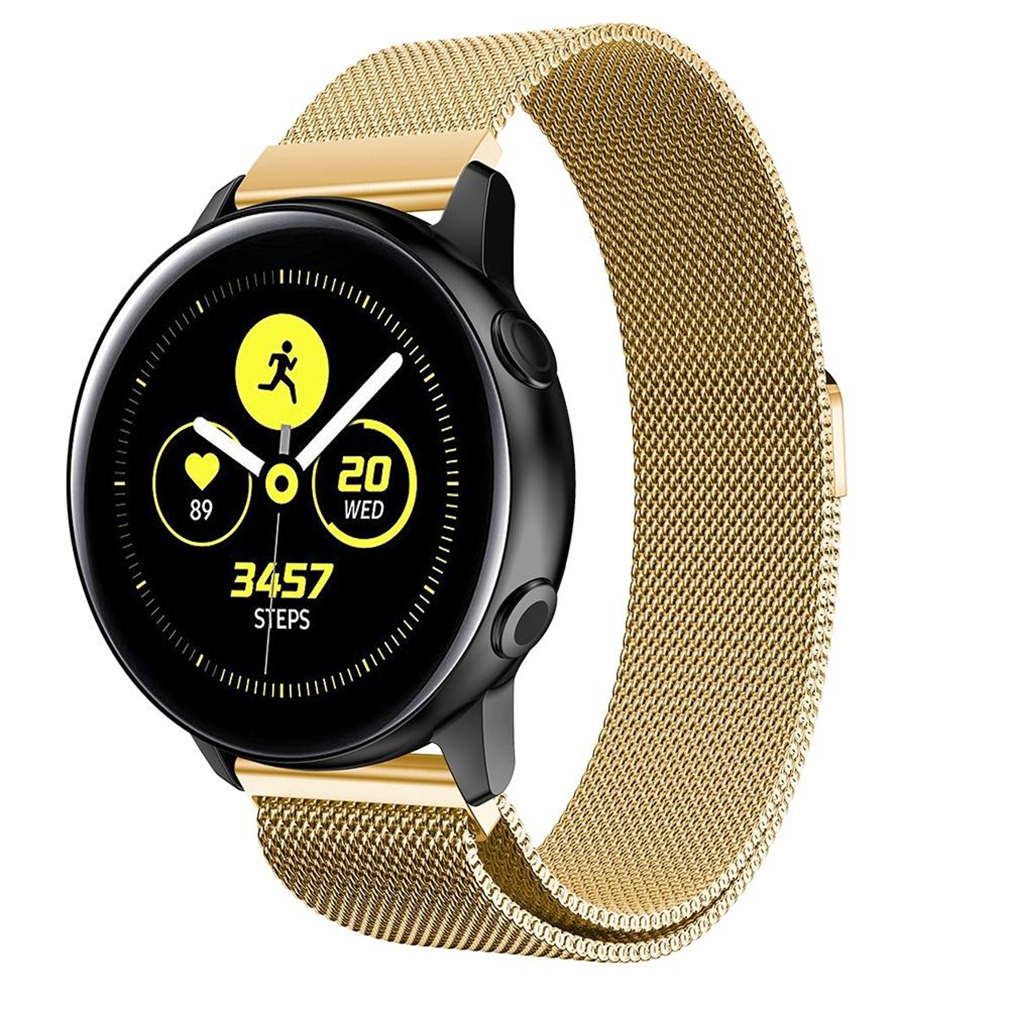 Magnetic Stainless Steel Mesh 20mm Watch Strap For Galaxy Watch Active Milanese Band 6