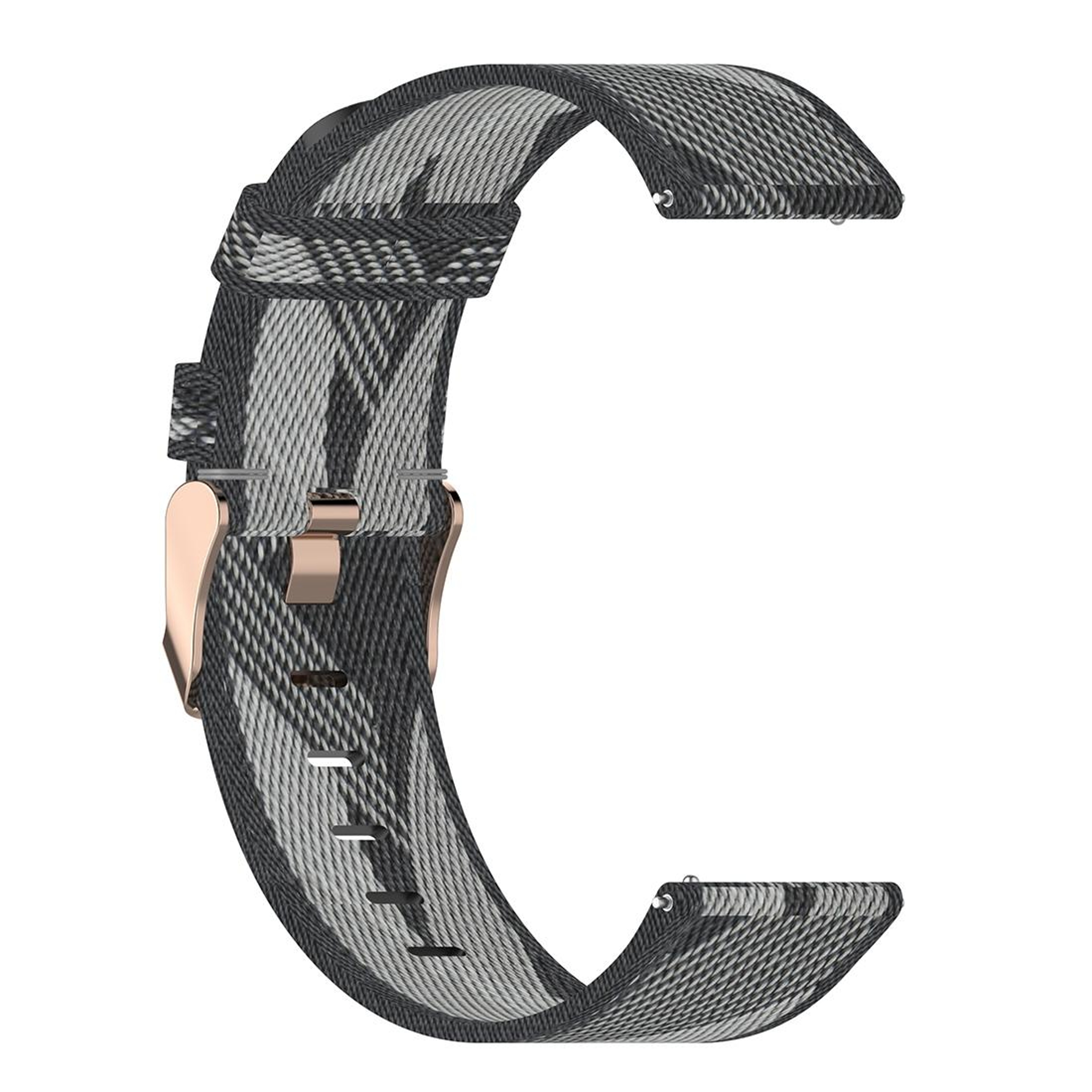 20mm Nylon Watch Strap For Amazfit GTR 42mm GTS BIP Breathable Stripe Weave Replacement Band 2