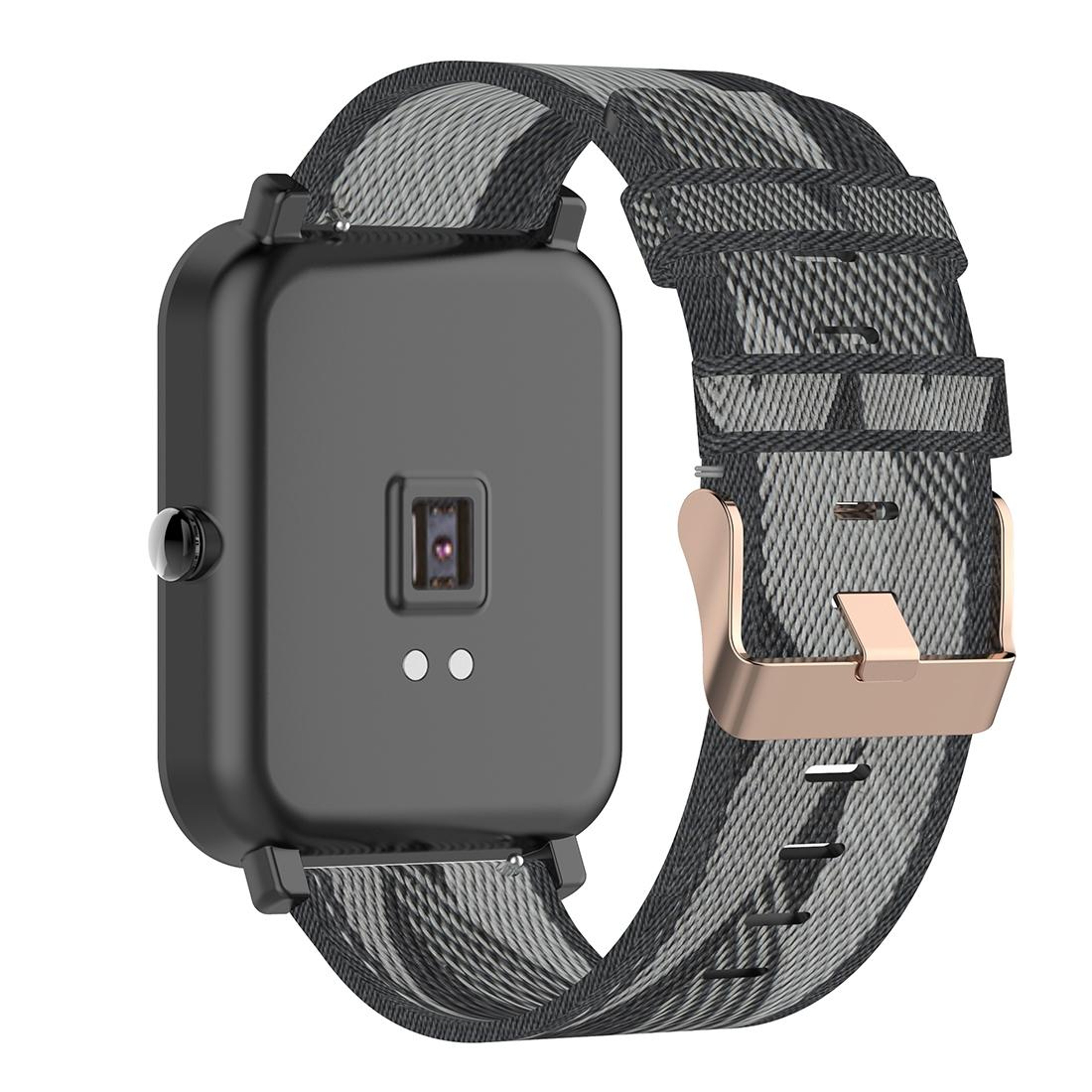 20mm Nylon Watch Strap For Amazfit GTR 42mm GTS BIP Breathable Stripe Weave Replacement Band 3