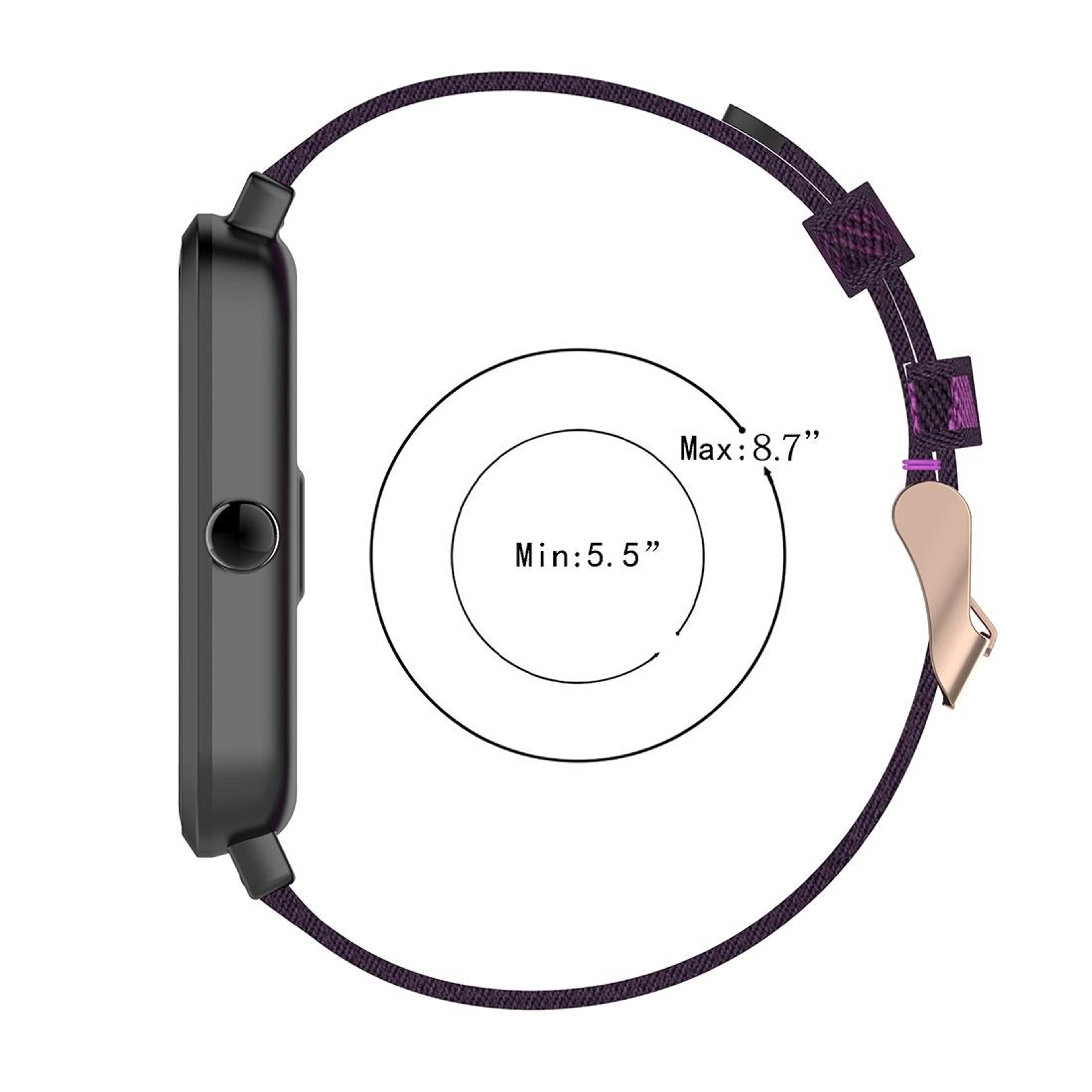 20mm Nylon Watch Strap For Amazfit GTR 42mm GTS BIP Breathable Stripe Weave Replacement Band 4
