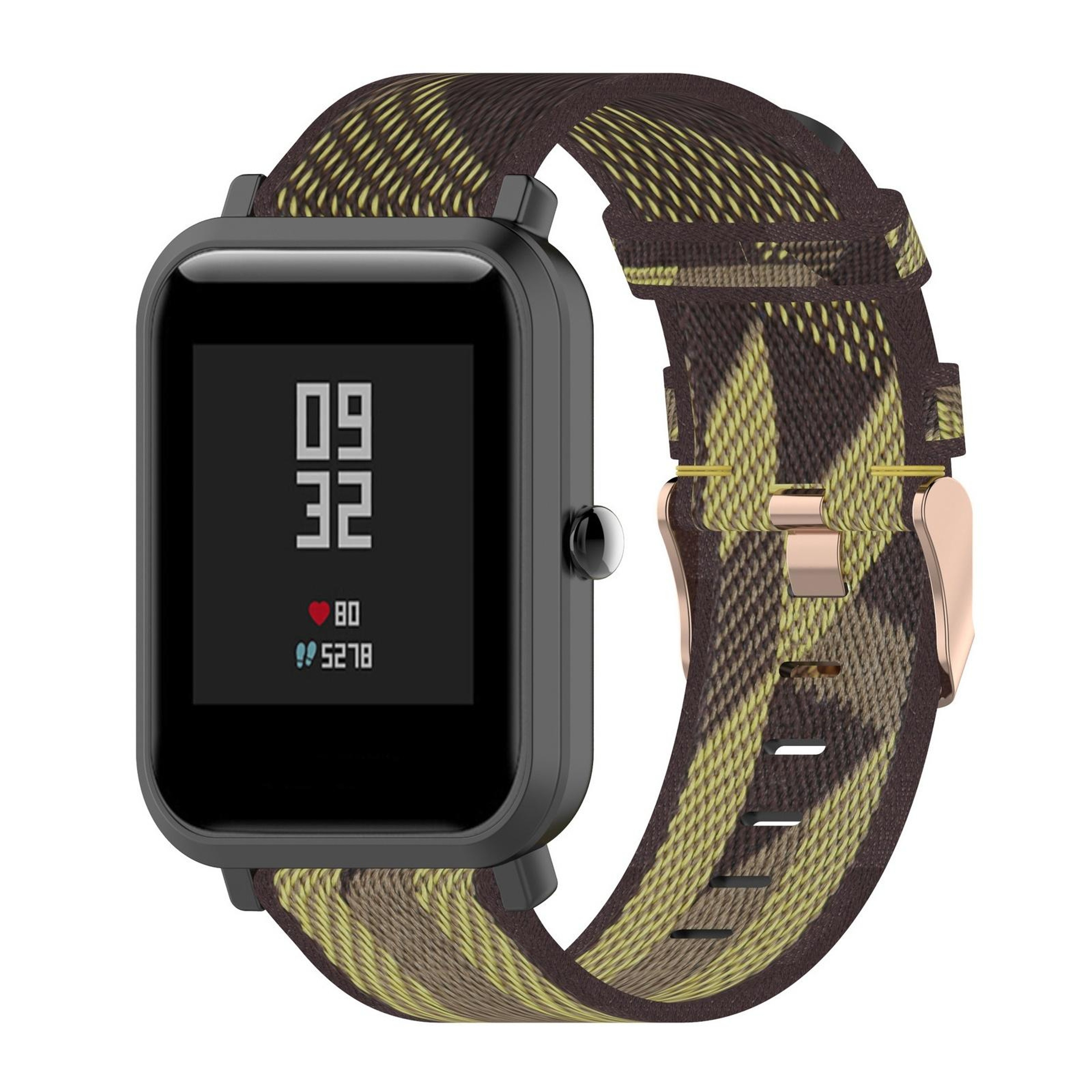 20mm Nylon Watch Strap For Amazfit GTR 42mm GTS BIP Breathable Stripe Weave Replacement Band 10