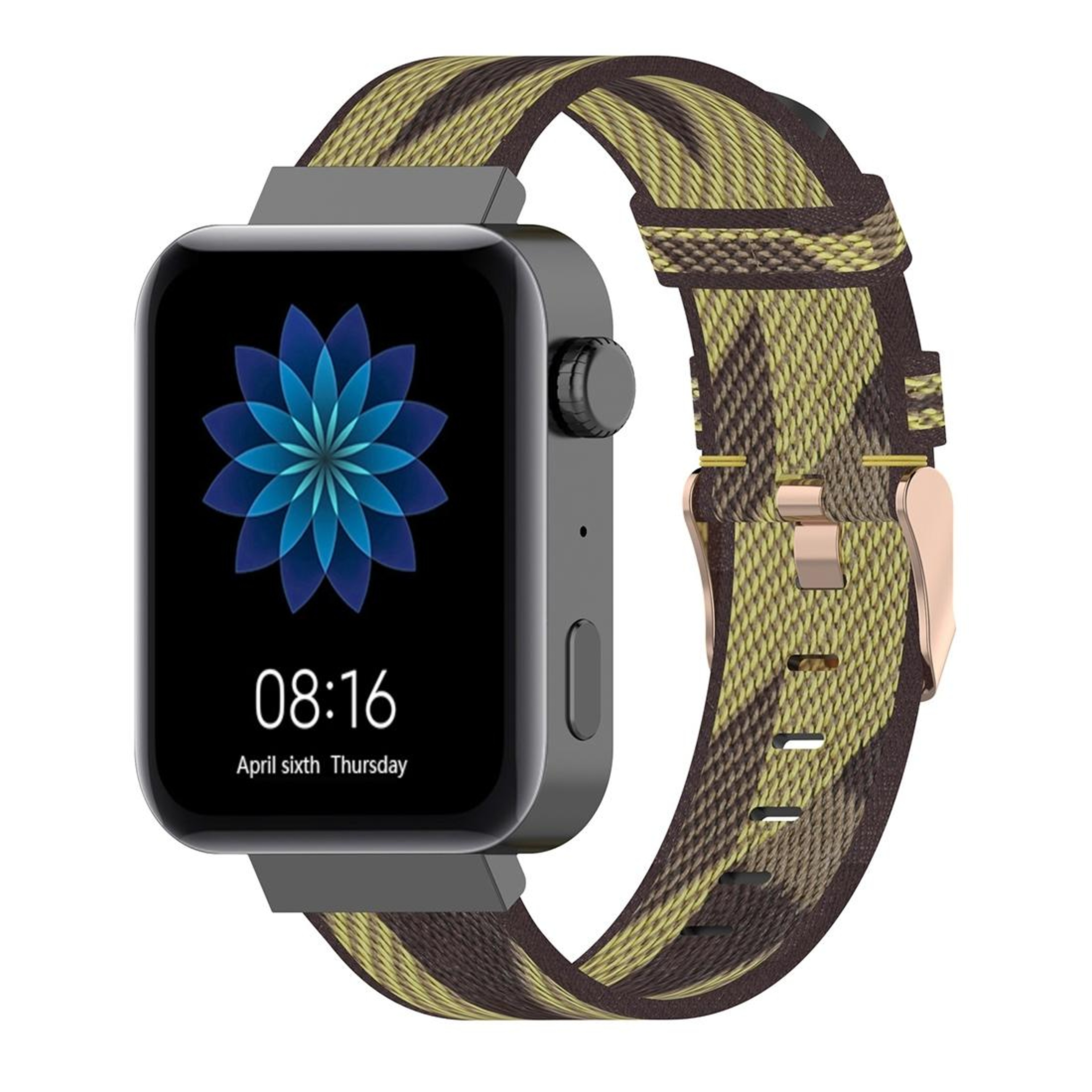 18mm Nylon Watch Band Breathable Stripe Weave Replacement Strap For Xiaomi Mi Watch Garmin Vivoacti 10