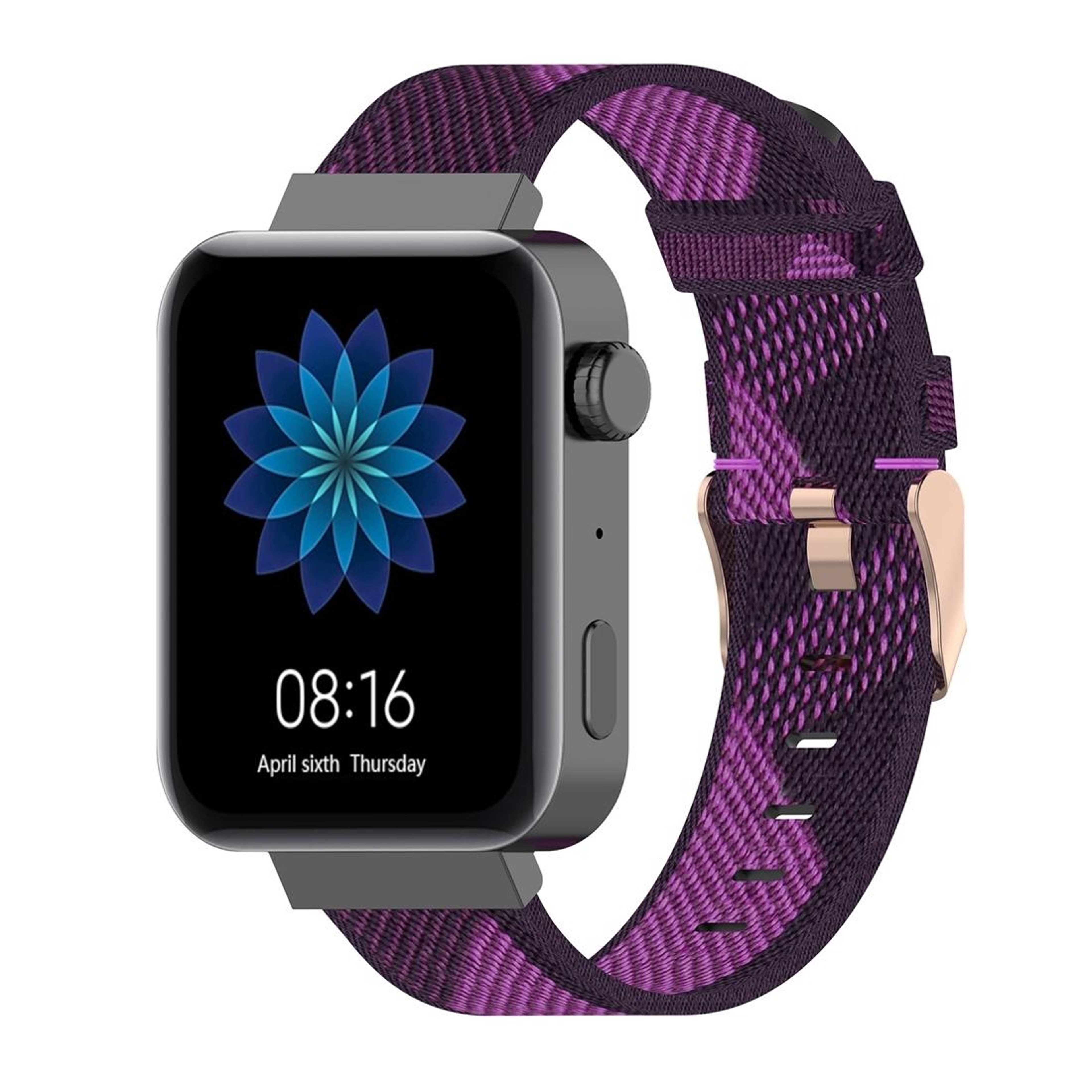 18mm Nylon Watch Band Breathable Stripe Weave Replacement Strap For Xiaomi Mi Watch Garmin Vivoacti 9