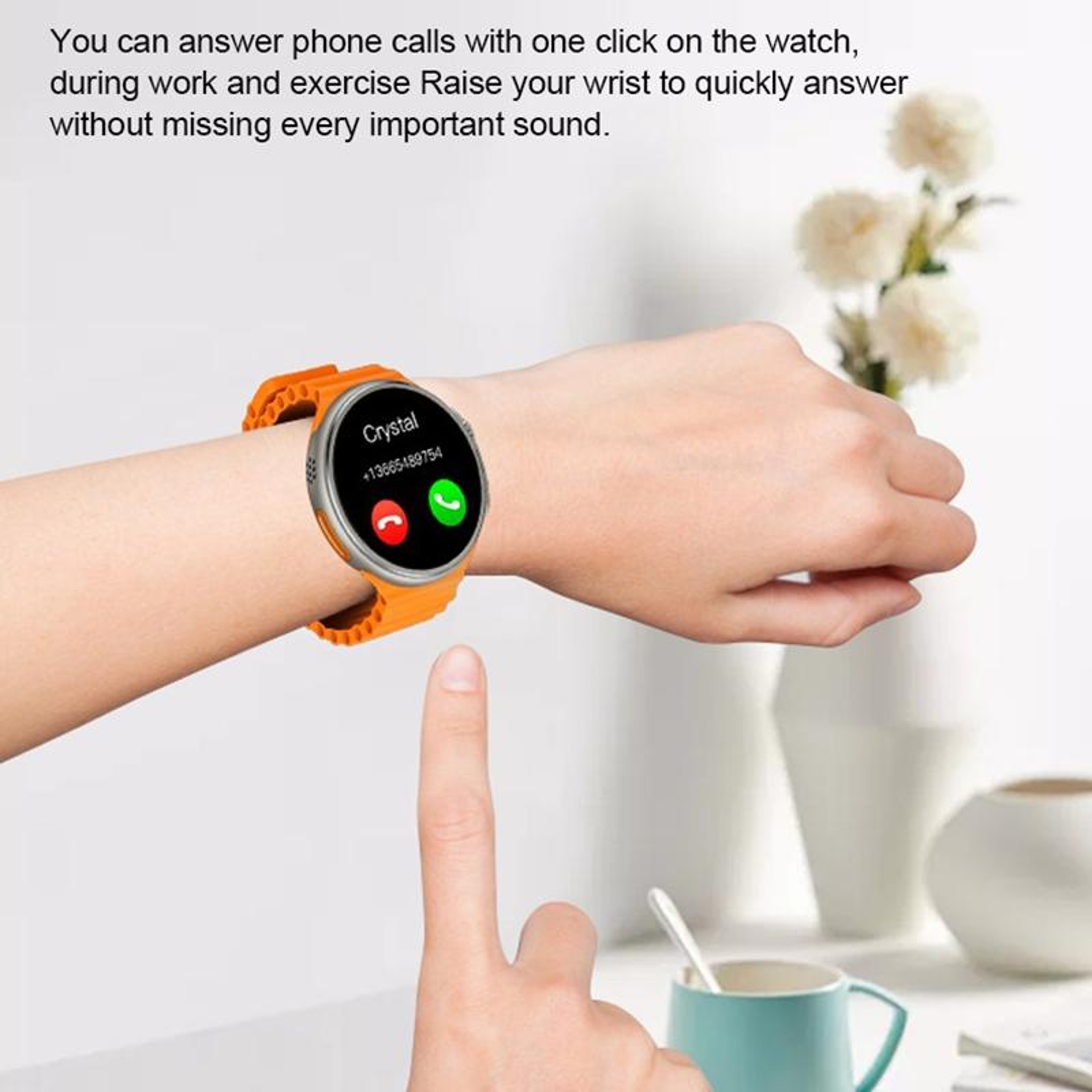 V3 Ultra Max Bluetooth Calling Smartwatch with 1.6 Inch Round Display and Blood Oxygen Monitor – view 11