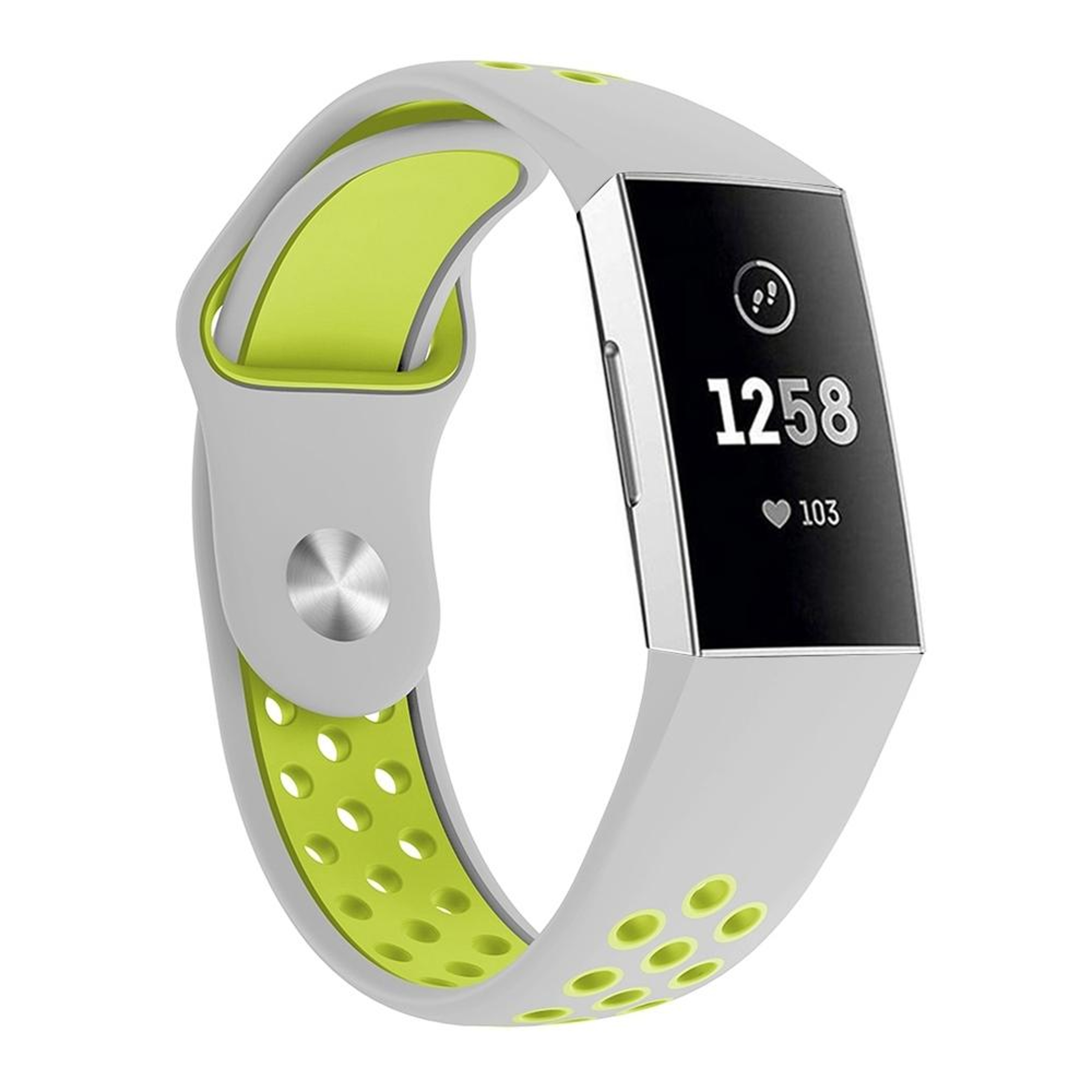Fitbit Charge 3 Silicone Watch Band Dual Color Breathable Replacement Strap 130195mm 7