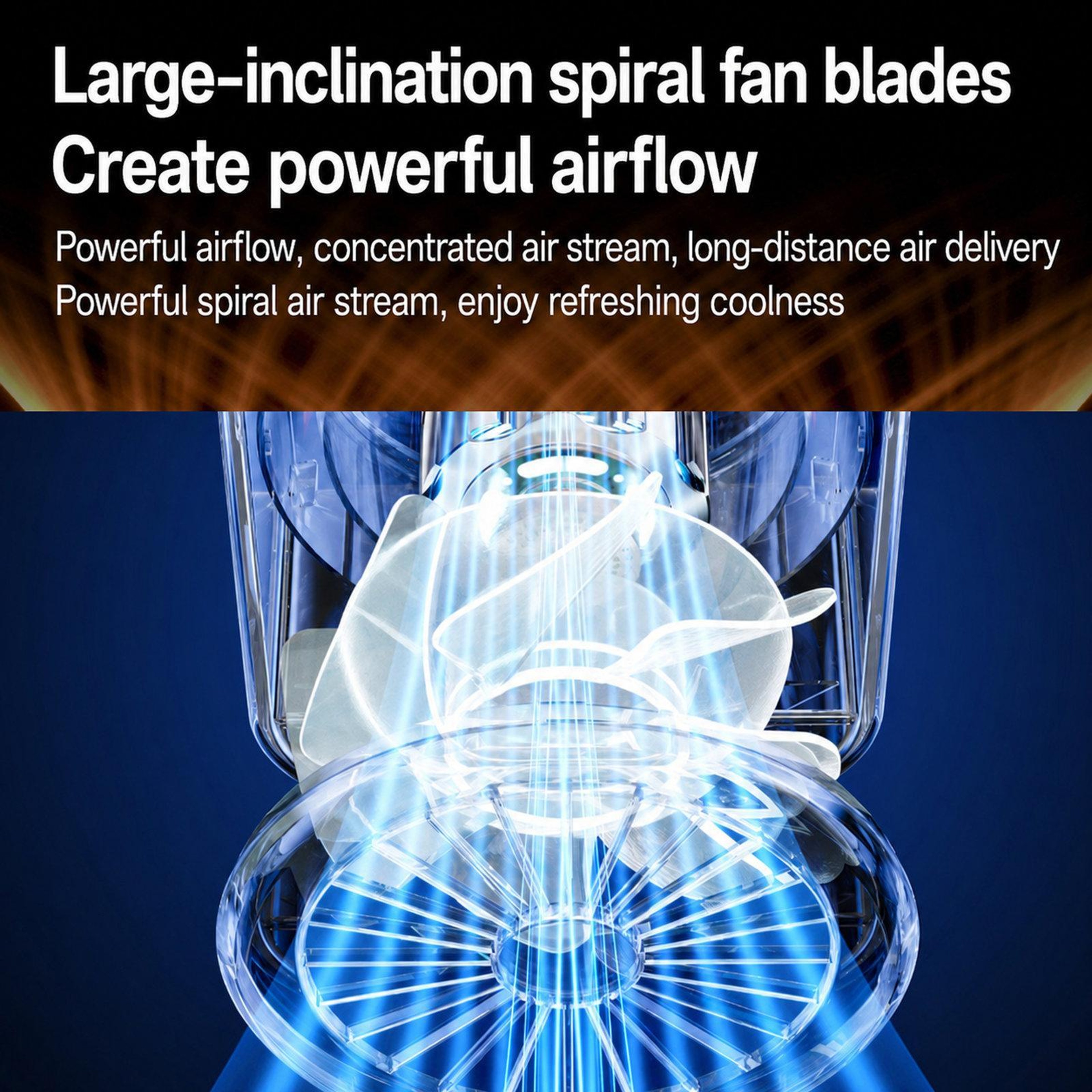 F15 Portable Desk Fan With Digital Display Rechargeable Office Desk Fan And Smart Timer 4