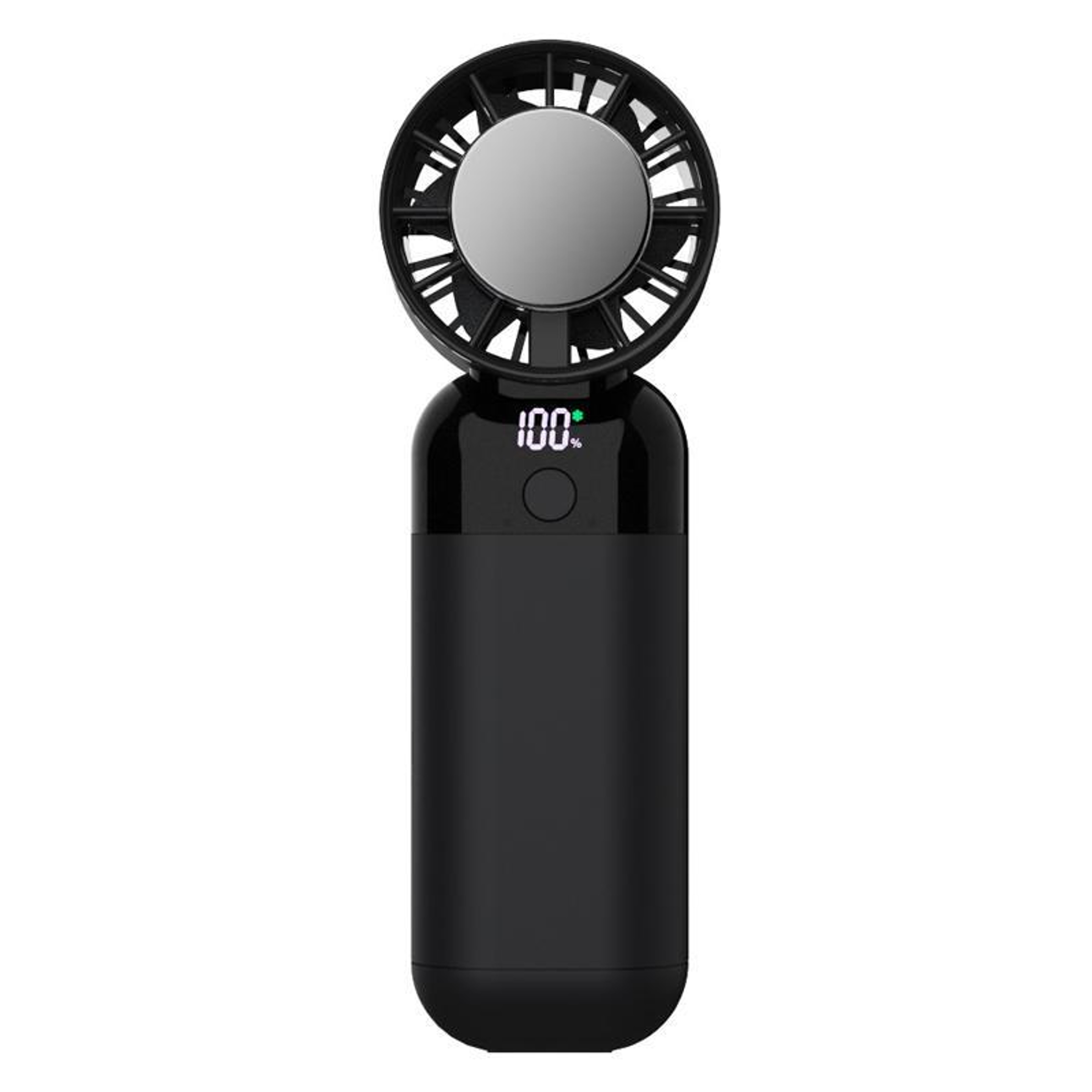 Digital Display Portable Cooling Fan USB Rechargeable Handheld Neck Fan With Cold Compress 11