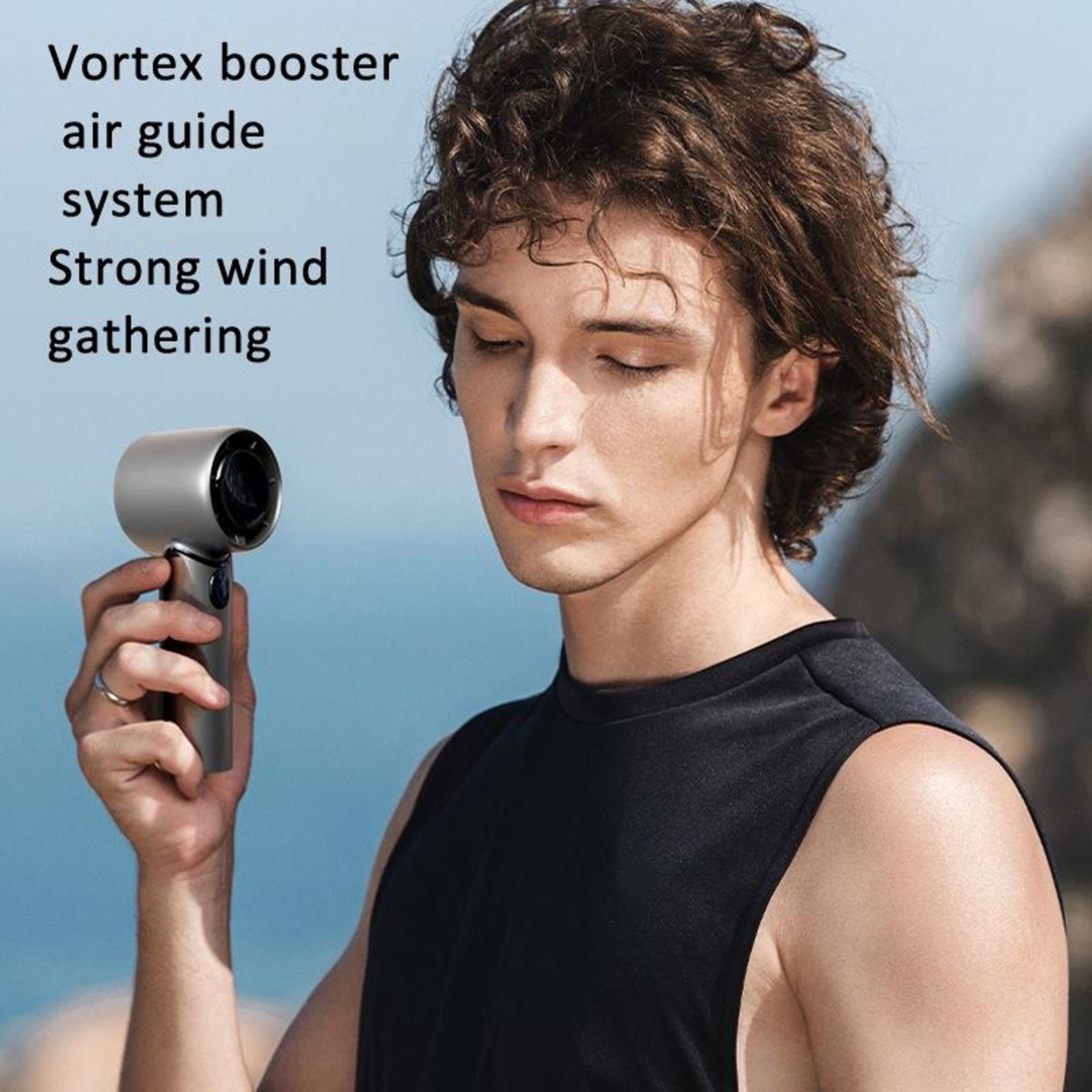 120 Speed Handheld Turbo Fan Portable Rechargeable Brushless Motor Fan With Digital Speed Control 4