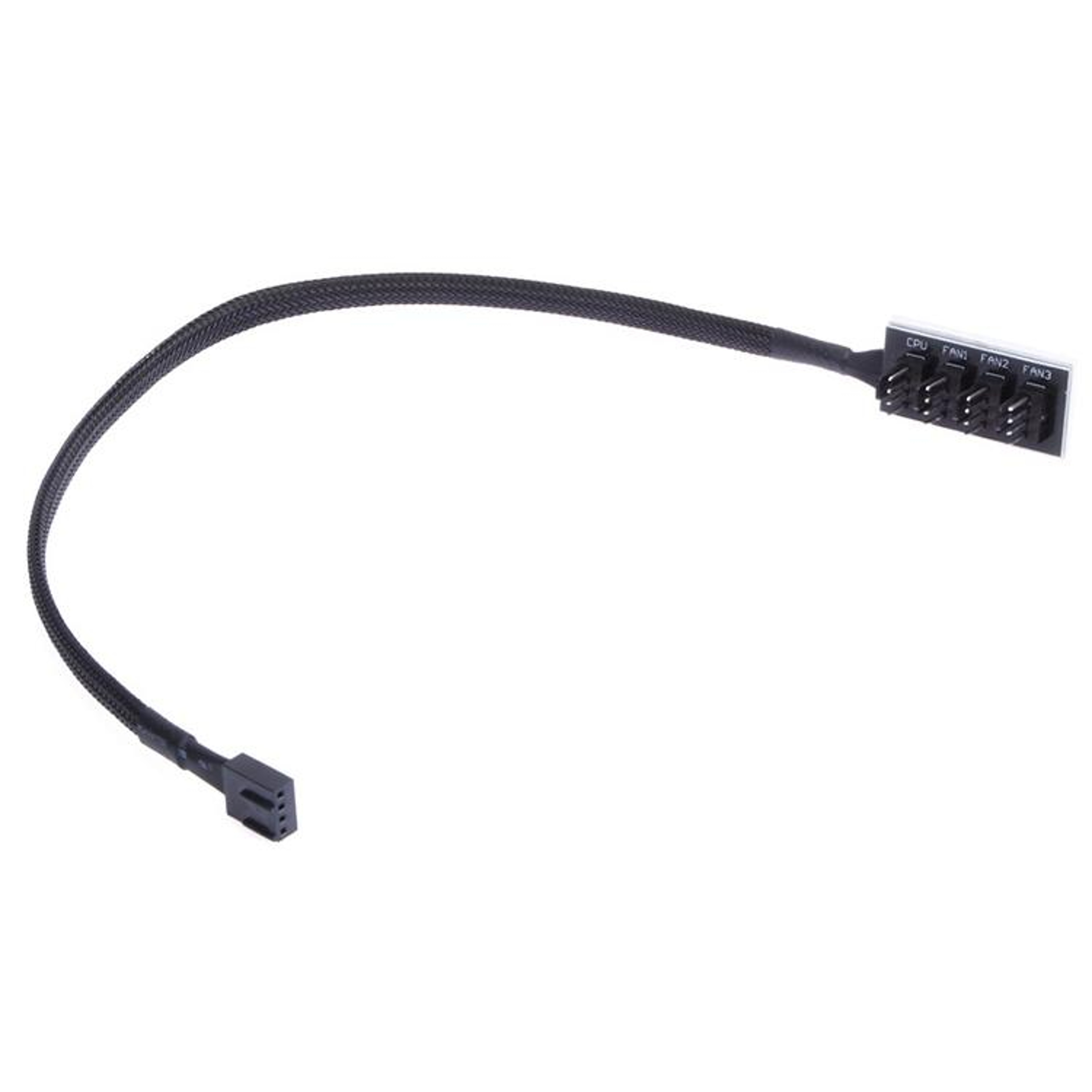 2PCS PWM Fan Hub 4 to 5 Port Computer Fan Hub Splitter Cable for PC Chassis Cooling – view 3