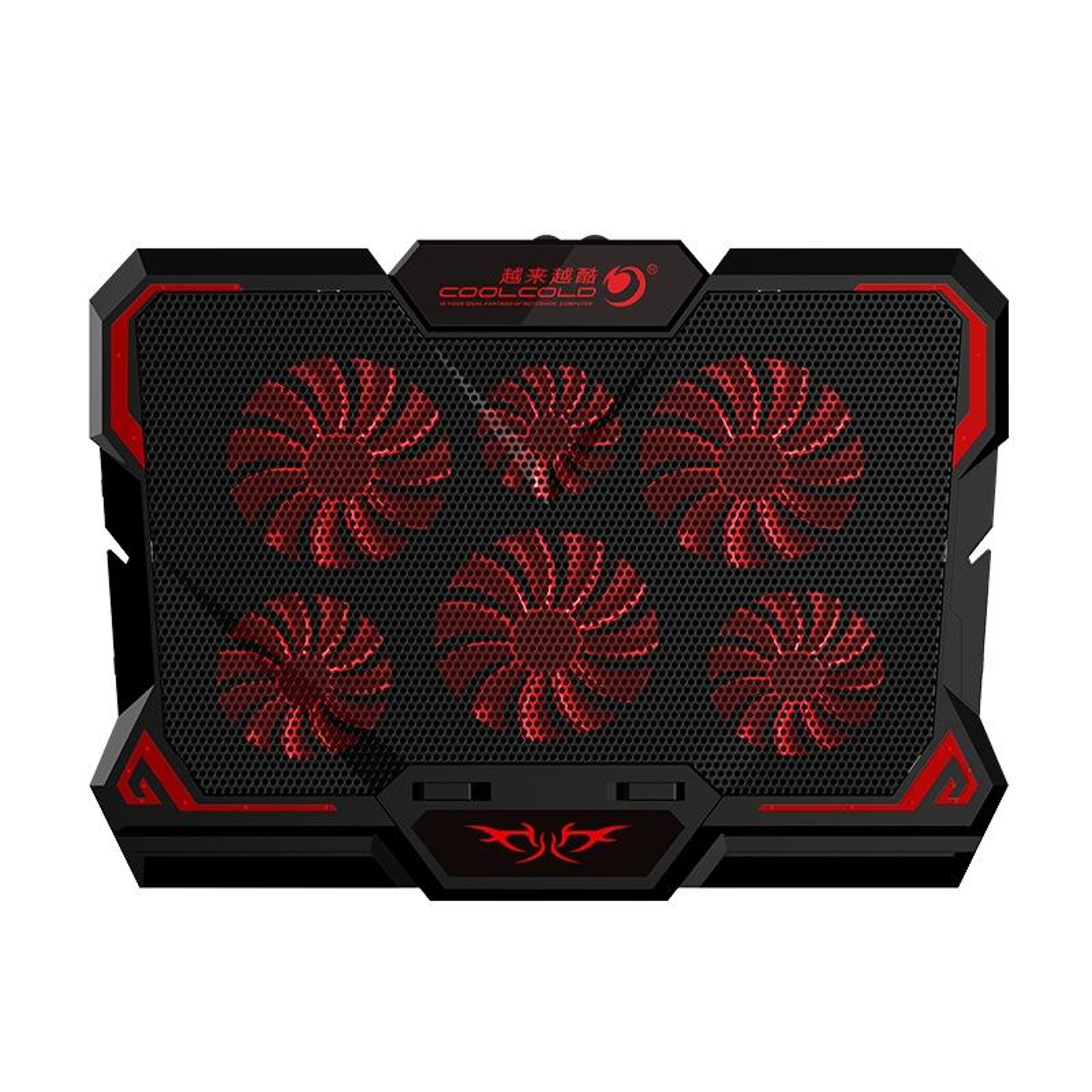 Gaming Laptop Cooling Pad with 6 Quiet Fans 2600RPM Dual USB Ports for 17 Inch Laptops – view 2