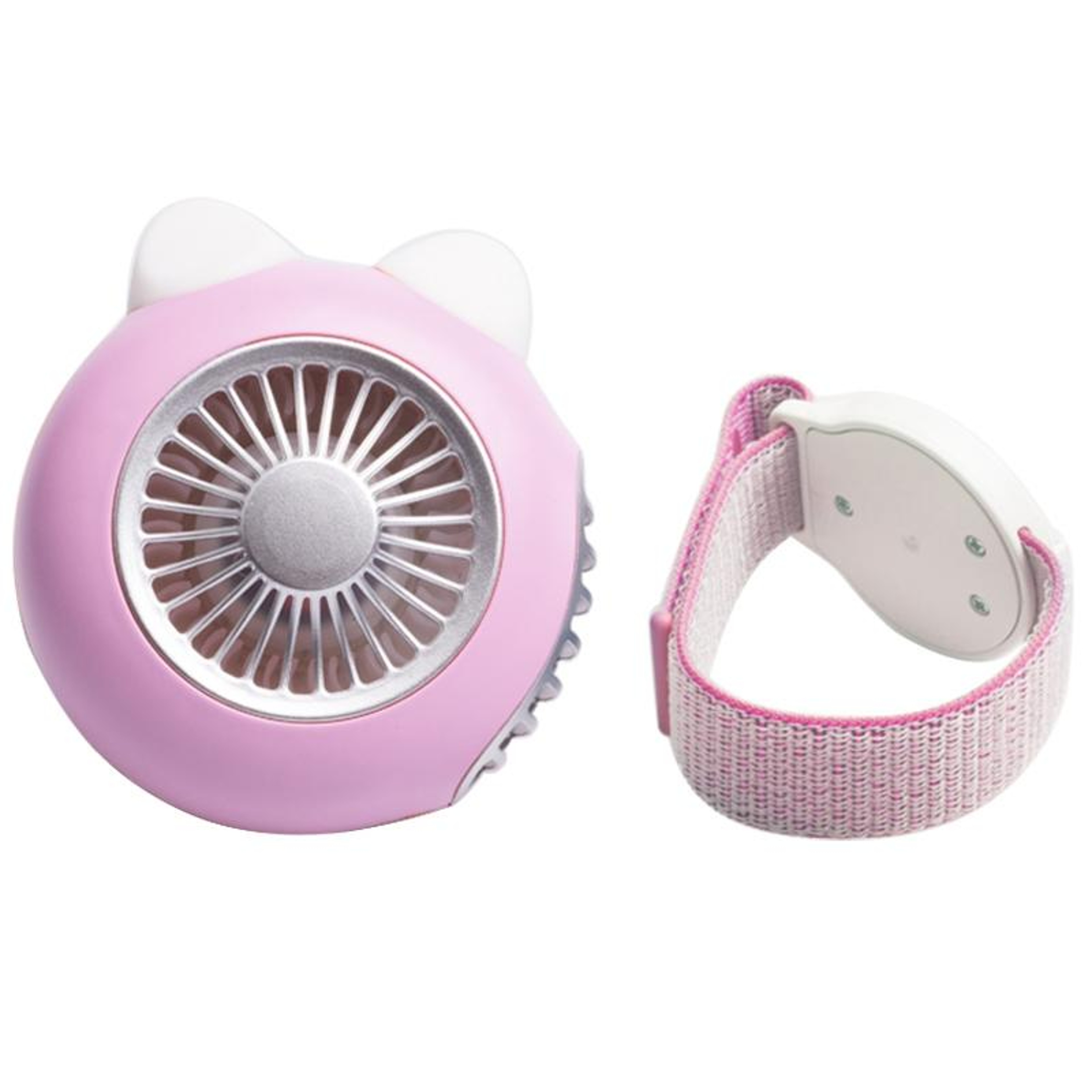 Portable Wearable Fan USB Rechargeable Wristband Cooling Fan With 3 Speed Personal Air Cooler 2