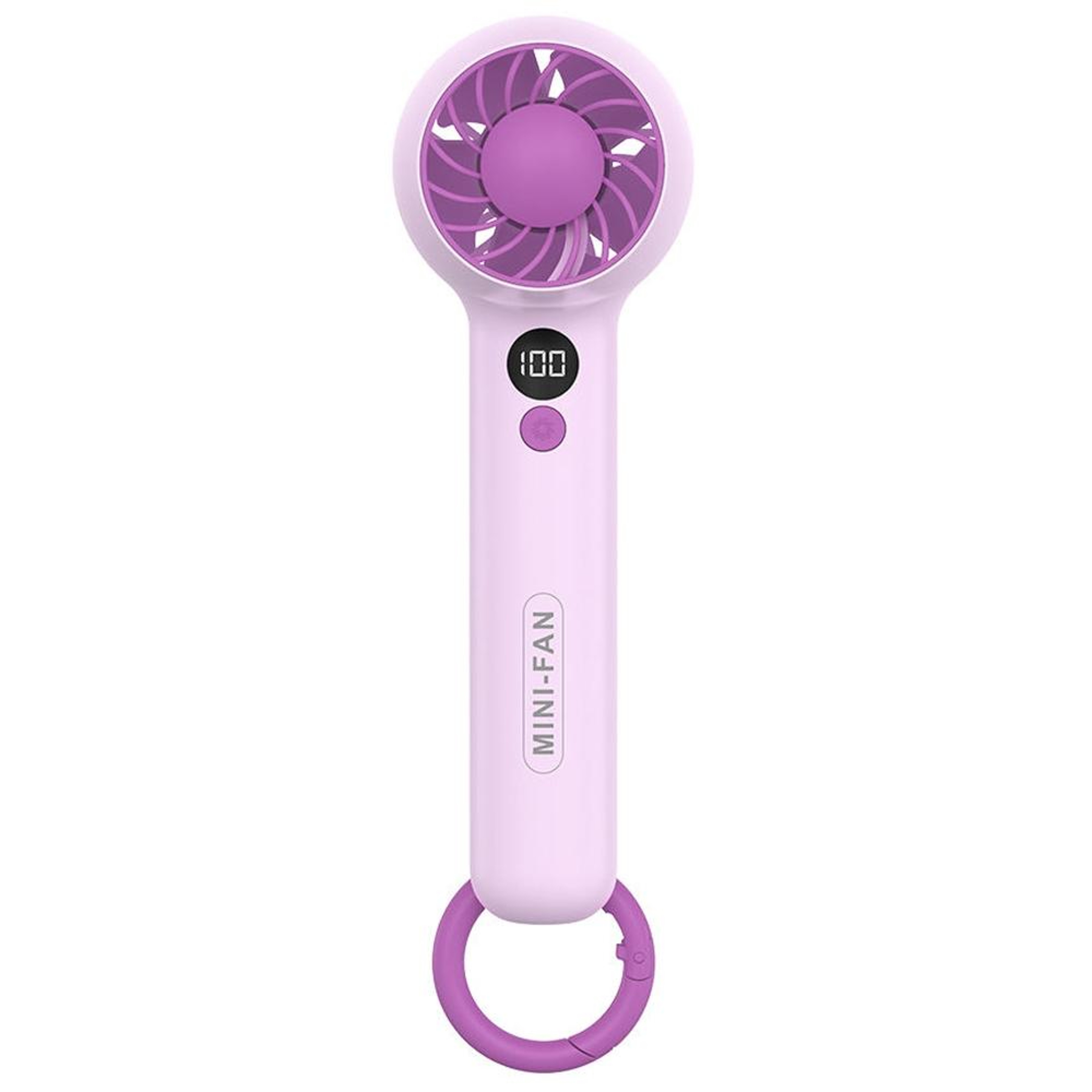 Portable Handheld Fan Mini USB Fan Rechargeable Personal Cooling Fan With Hook And 3 Speed Airflow 9