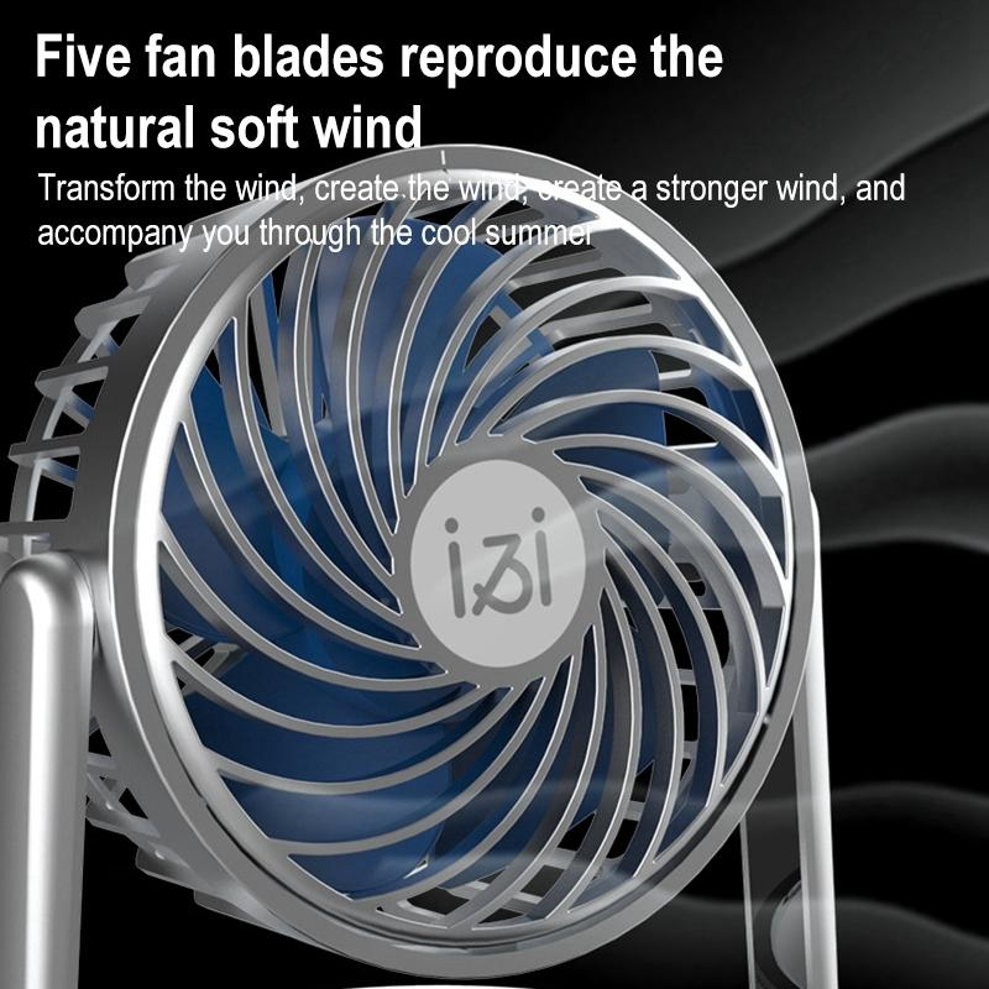 K8 Bluetooth Alarm Clock Speaker With Dual Alarm Desktop Fan And Wireless Bluetooth Audio 1