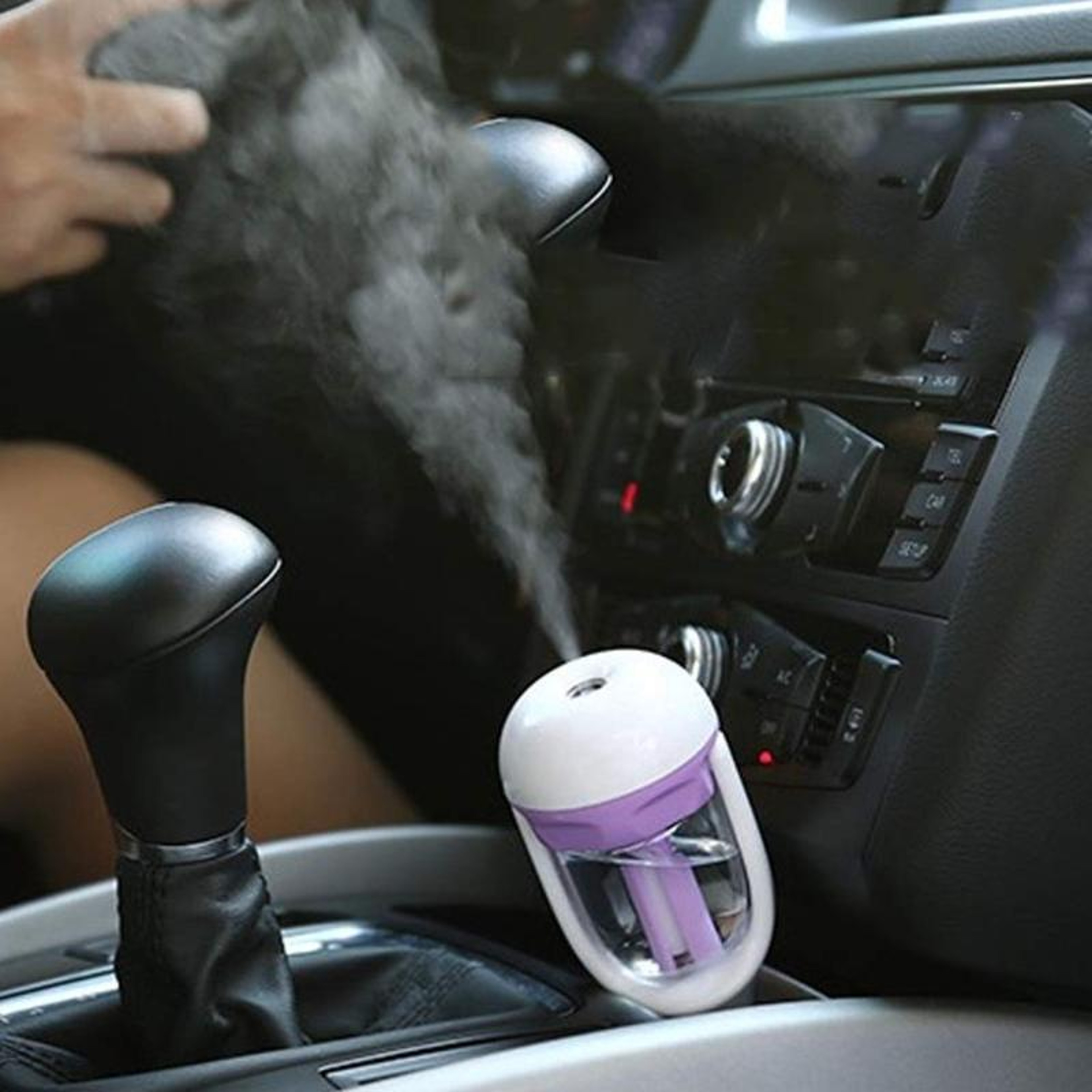 Car Humidifier Negative Ion Aromatherapy Diffuser Air Purifier for Fresh Clean Driving – view 5