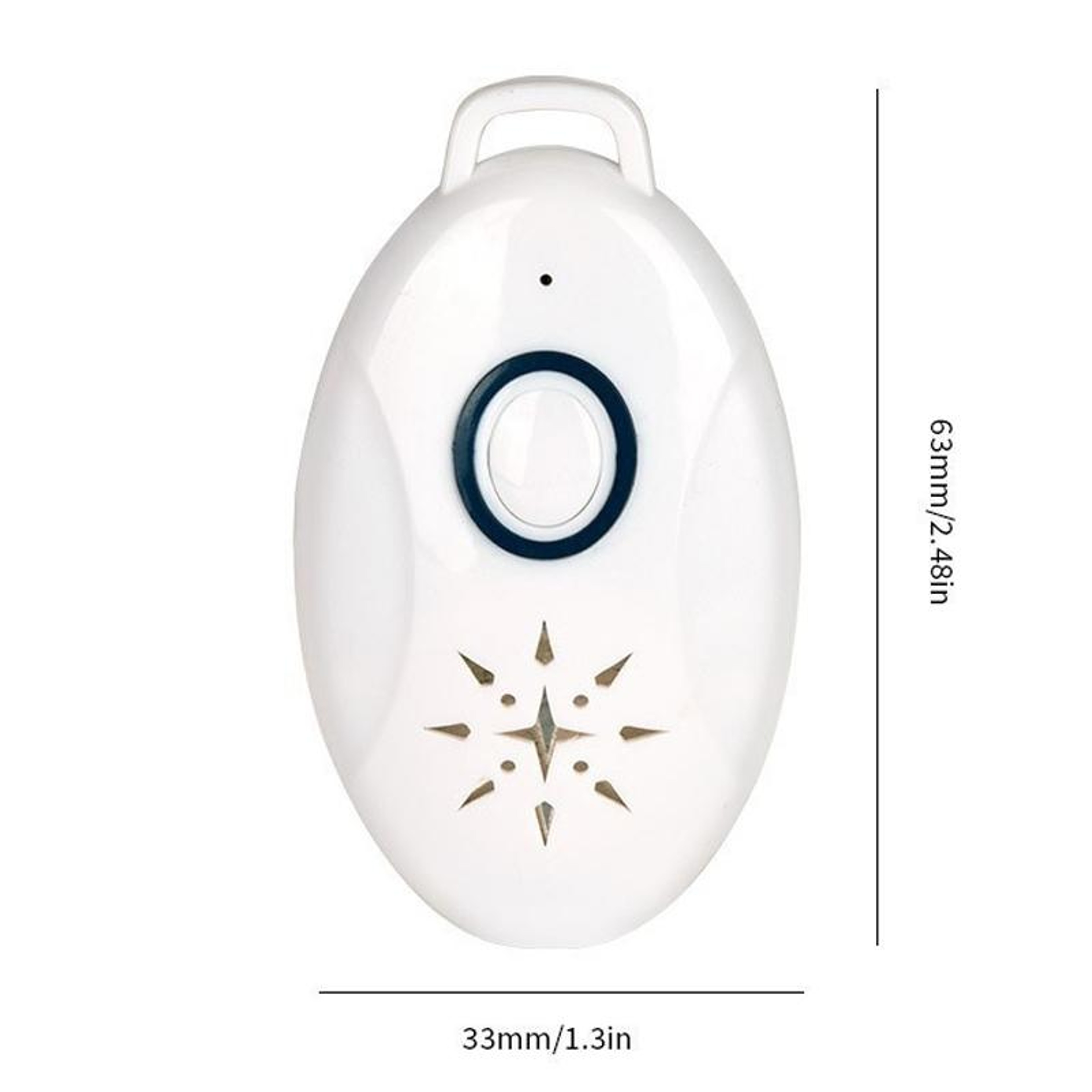 Portable USB Rechargeable Mosquito Repeller Ultrasonic Fly Repellent Device For Indoor Outdoor Trav 2