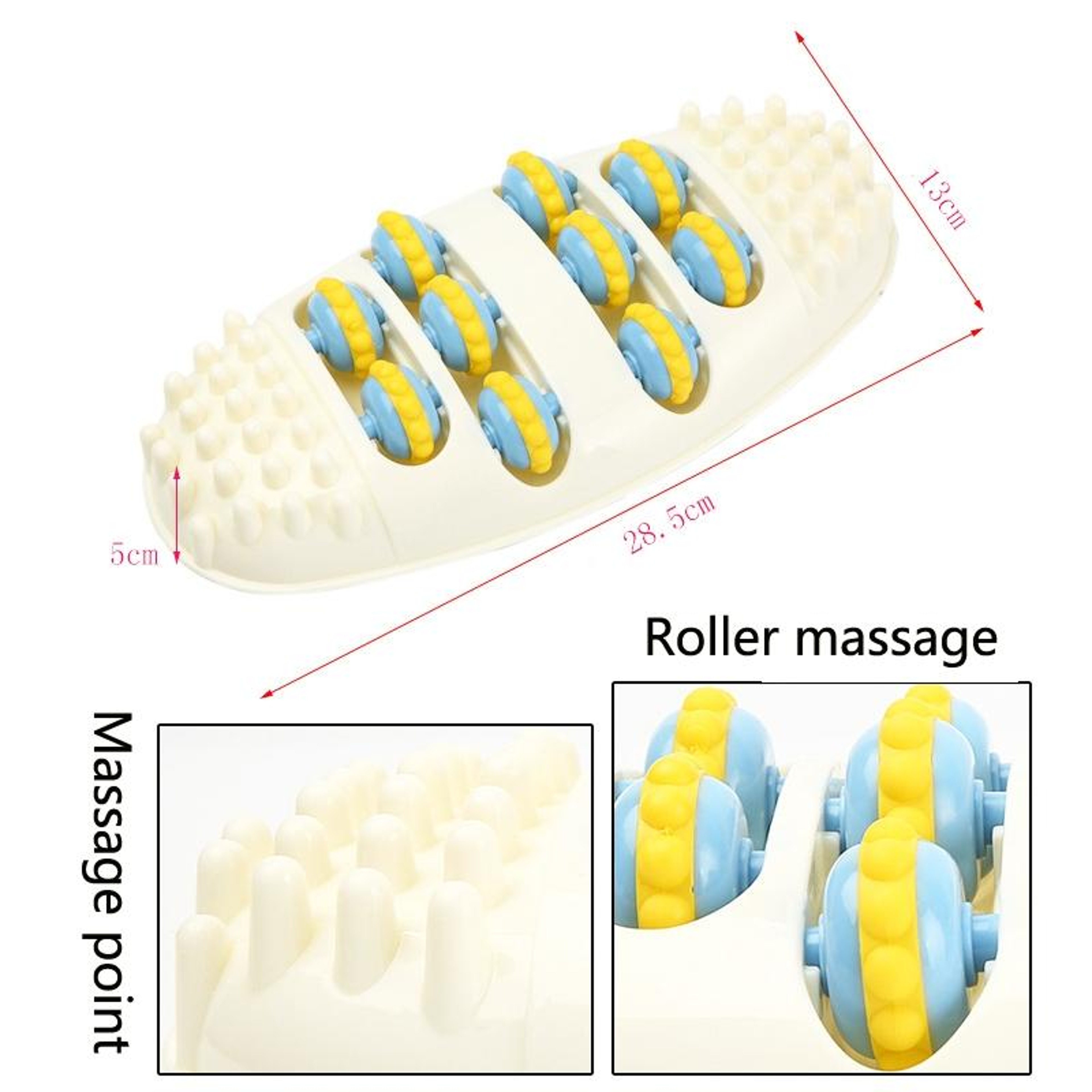 Acupressure Foot Massager Roller Reflexology Foot Roller For Stress Relief And Daily Relaxation 3