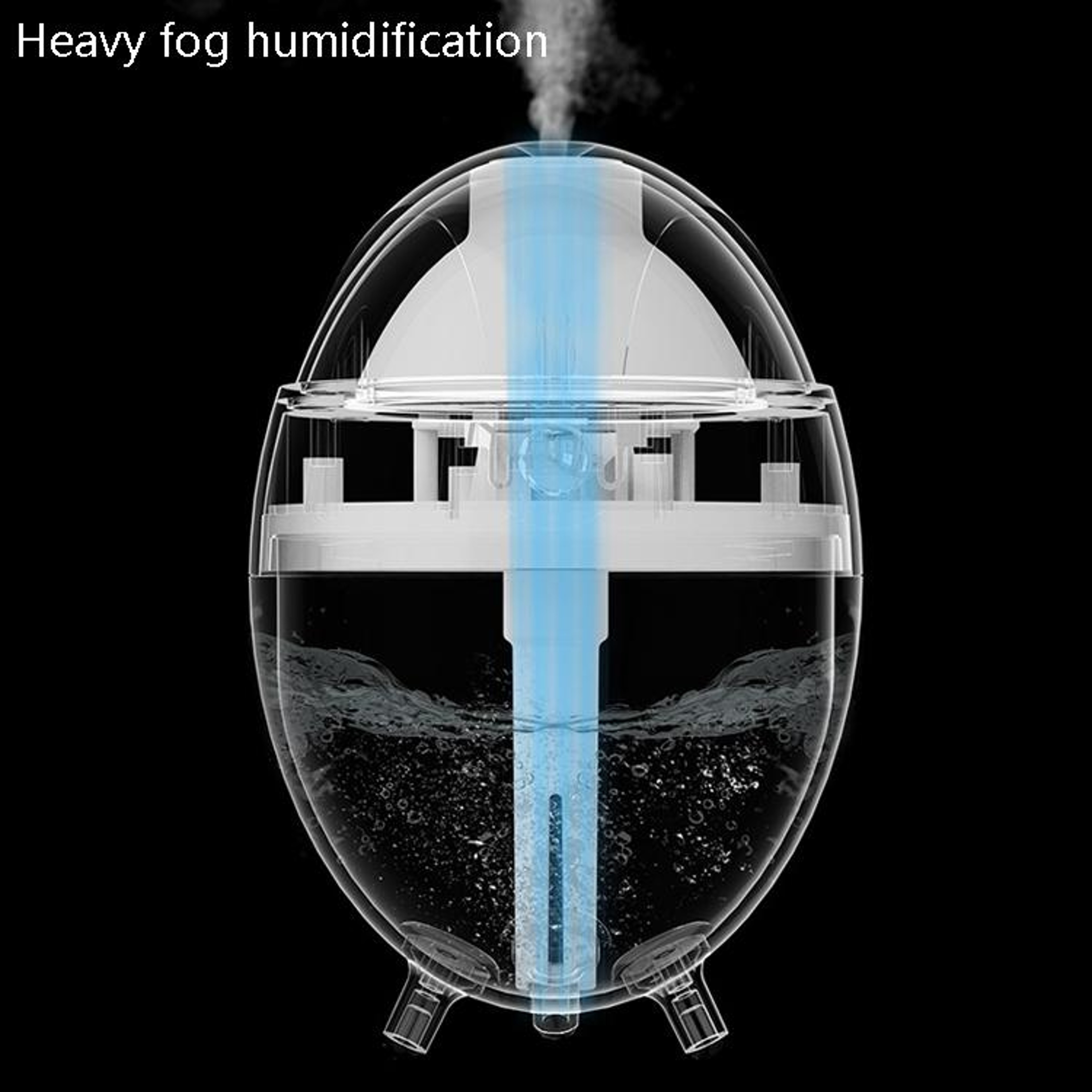 Mini USB Humidifier With Warm Night Light 350ml Cool Mist Bedroom Humidifier 1