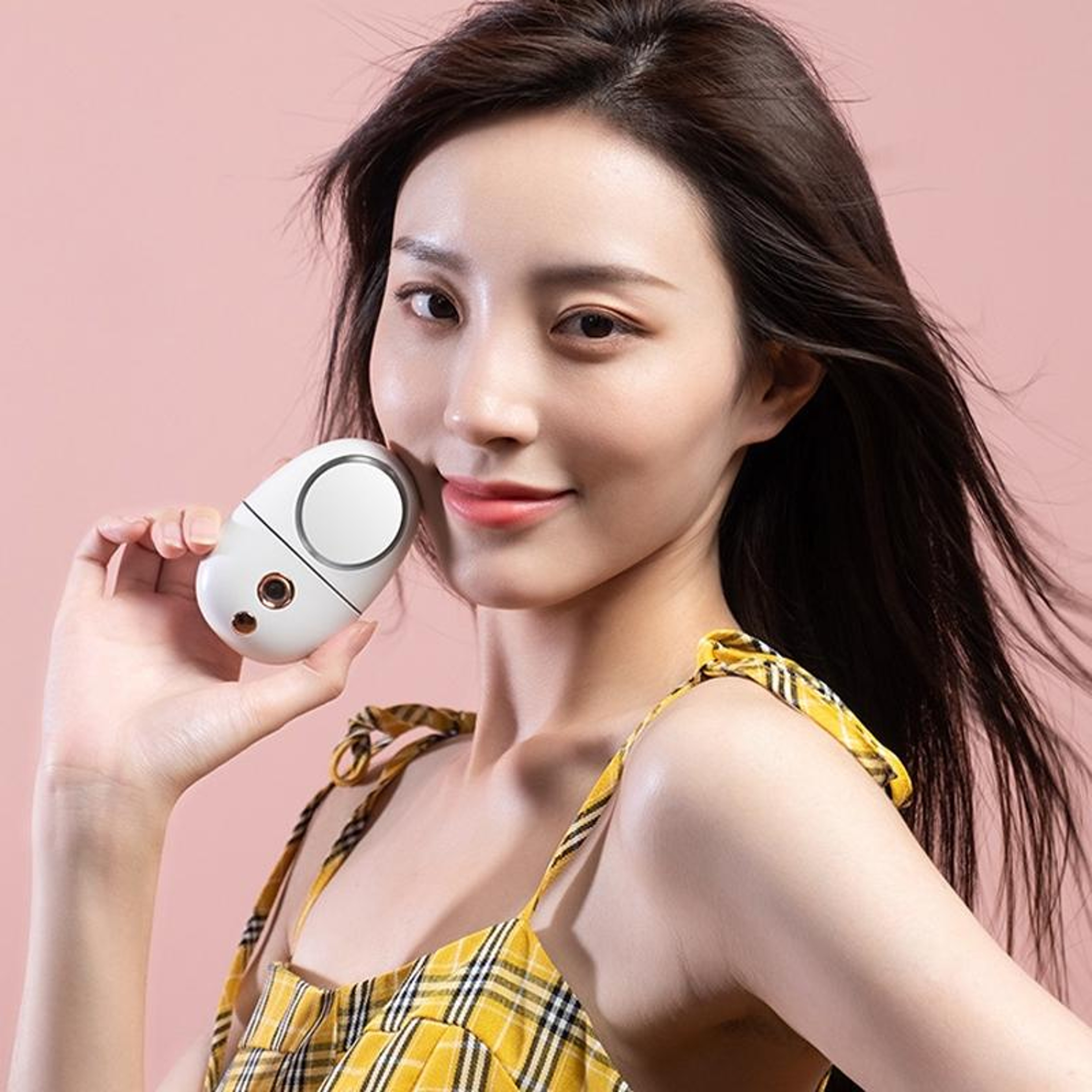 Portable Nano Facial Mister Makeup Mirror USB Rechargeable Facial Mist Spray For Hydrated Glowing S 4