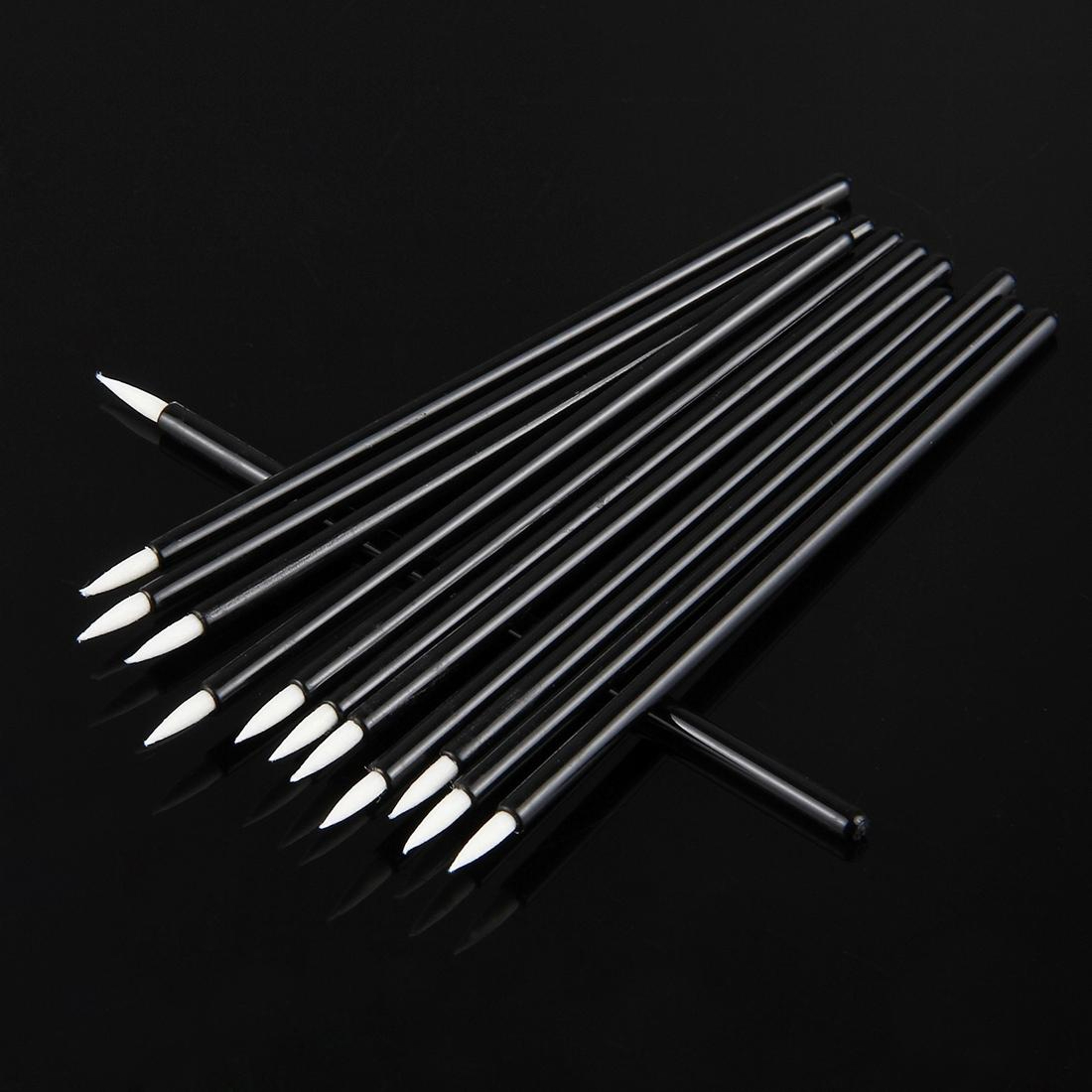 50 PCS Eyeliner Brush Disposable Makeup Brush Set Precision Eye Makeup Tools – view 4
