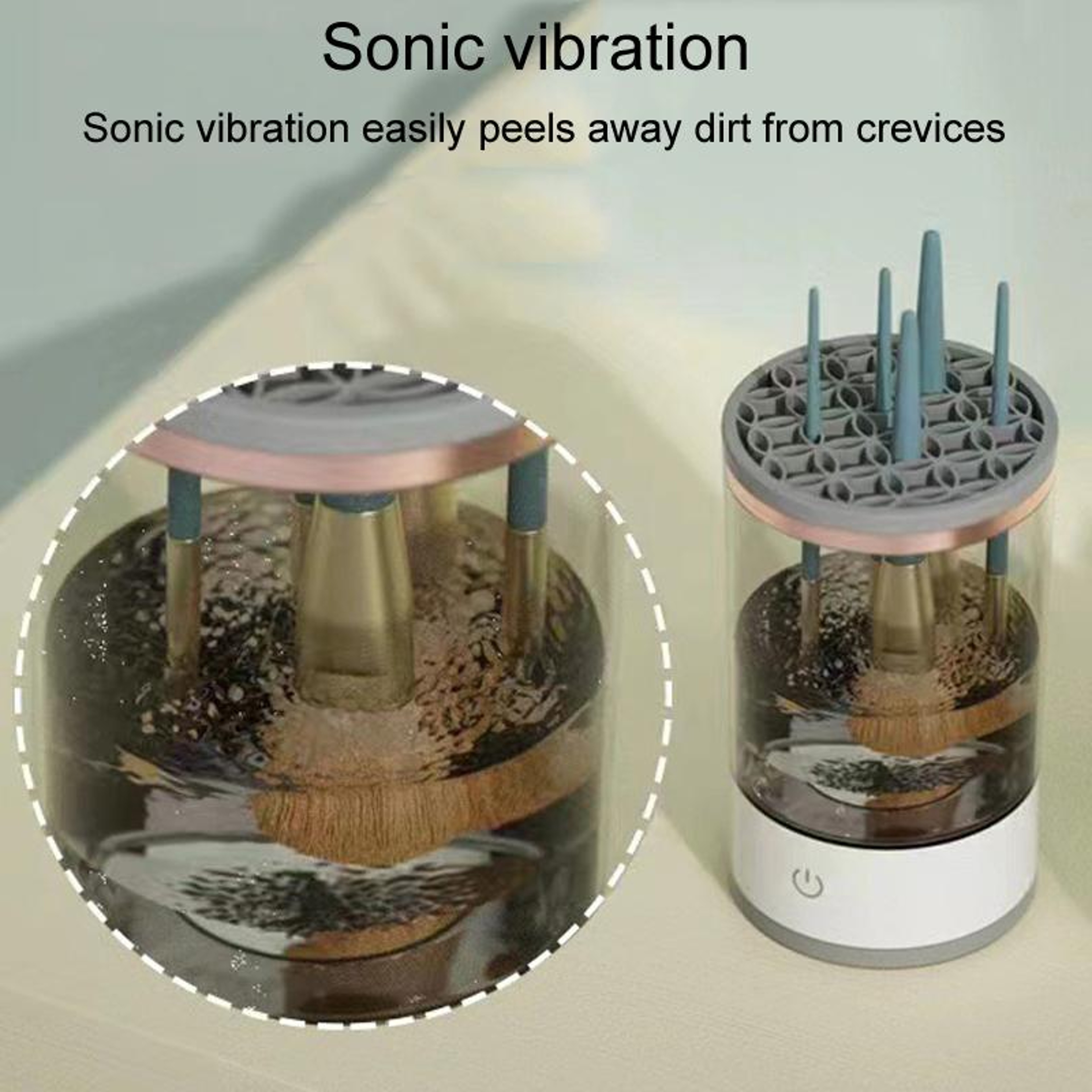USB Electric Makeup Brush Cleaner With Organizer And Makeup Brush Cleaning Machine For Deep Sonic C 3