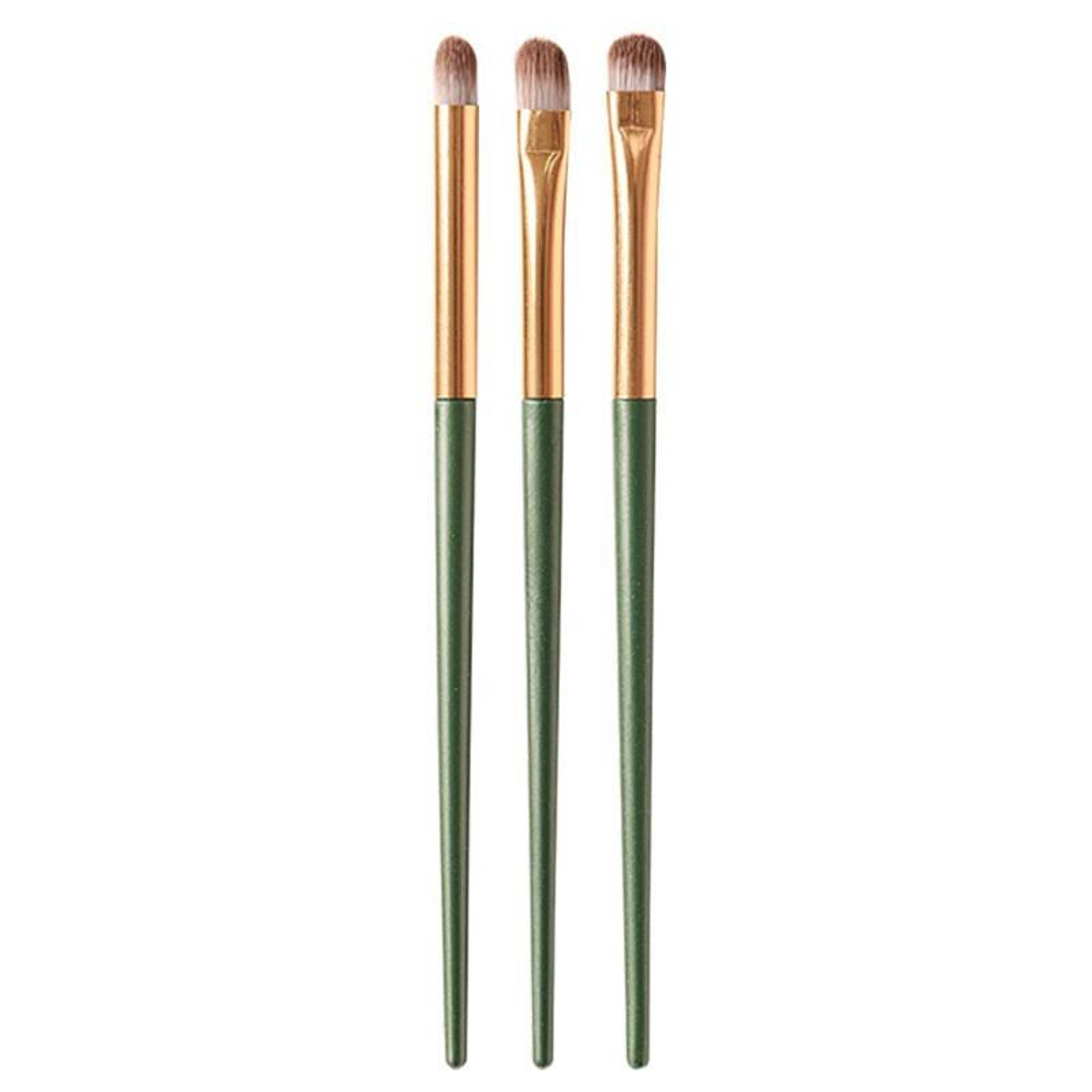 Eyeshadow Brush Set Portable 3 In 1 Makeup Brush Set For Flawless Eye Makeup 5