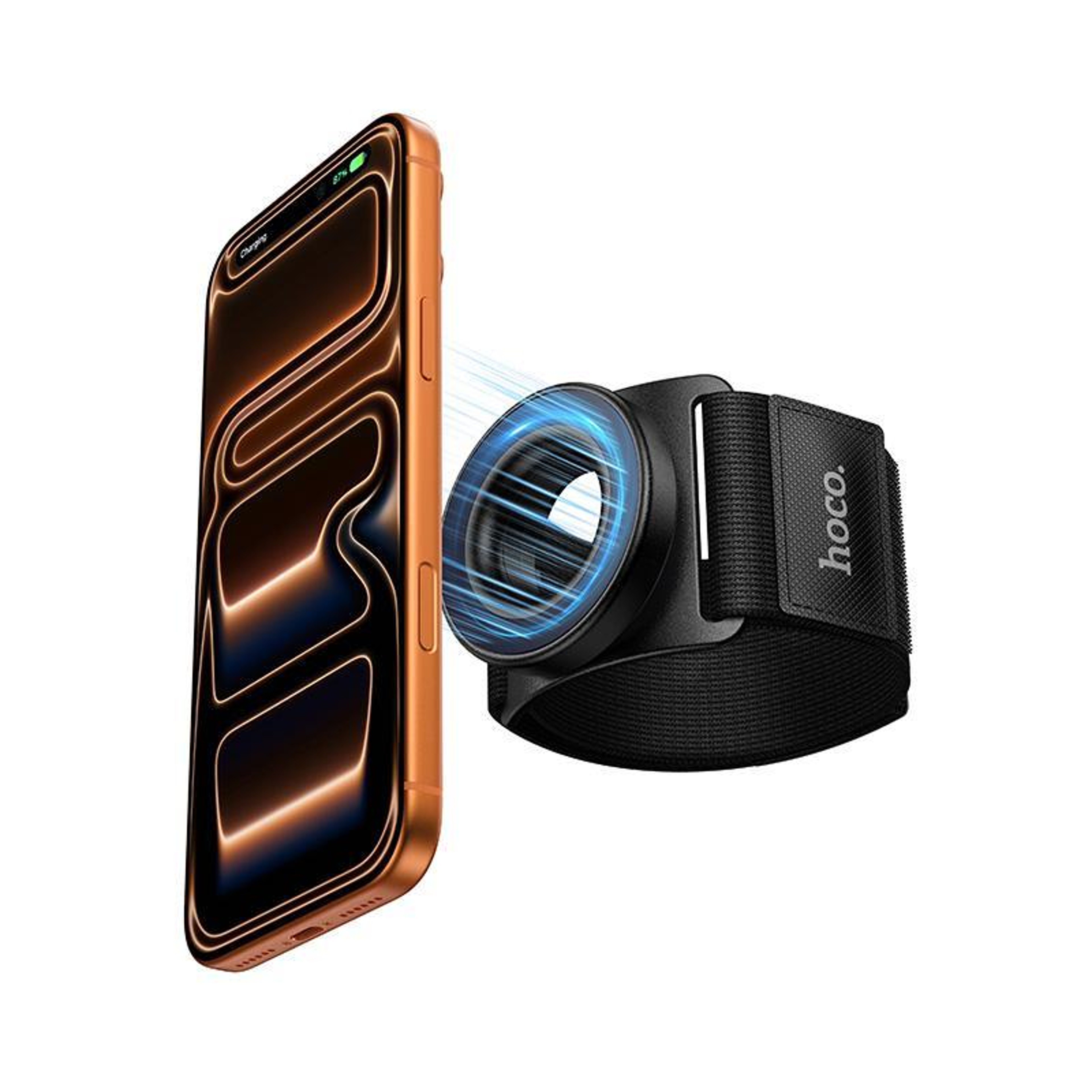 GT20 Magnetic Wrist Phone Holder 360° Sports Phone Armband for Hands Free Use – view 6