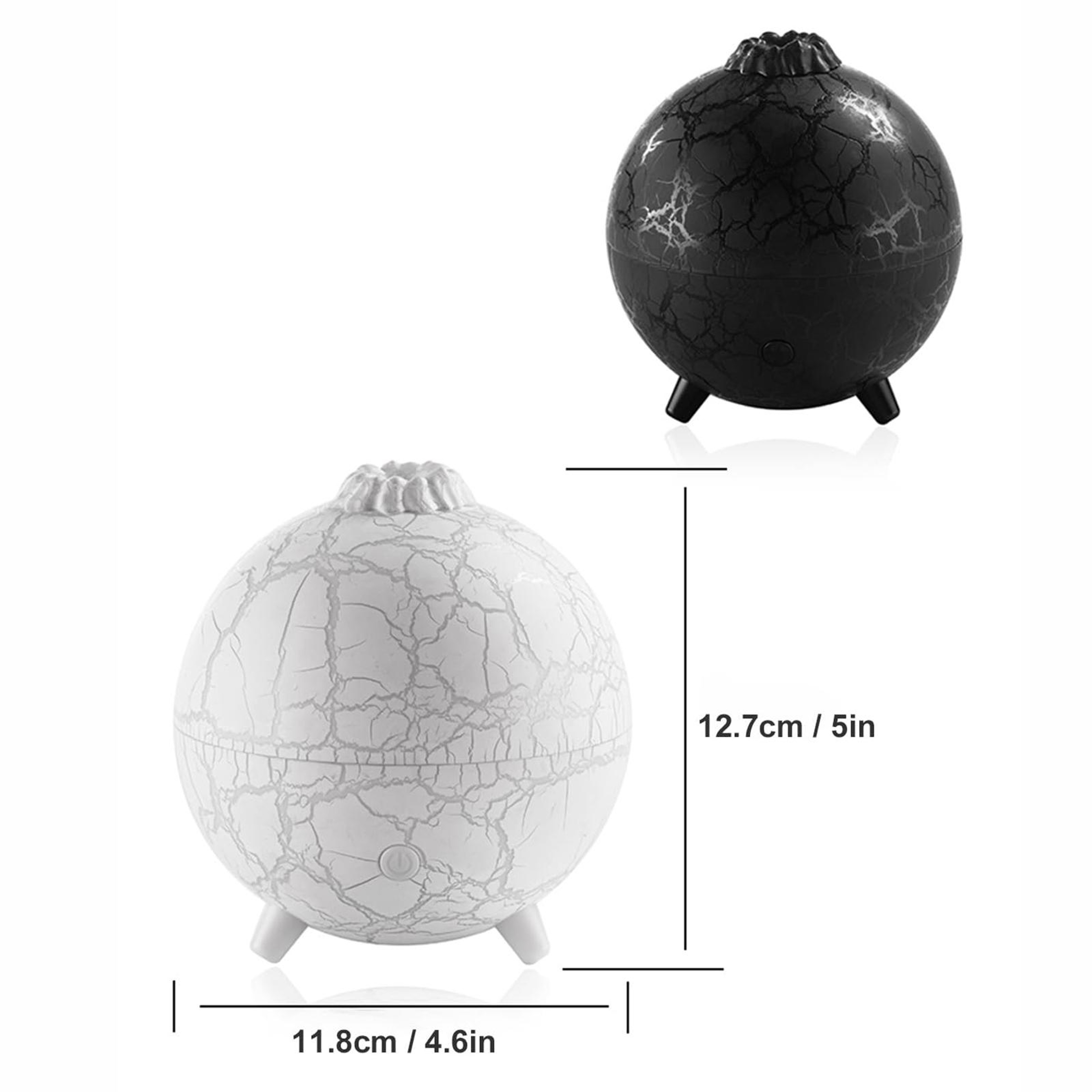 Flame Aroma Diffuser USB Humidifier with LED Gradient Light Ultrasonic Essential Oil Diffuser – view 2