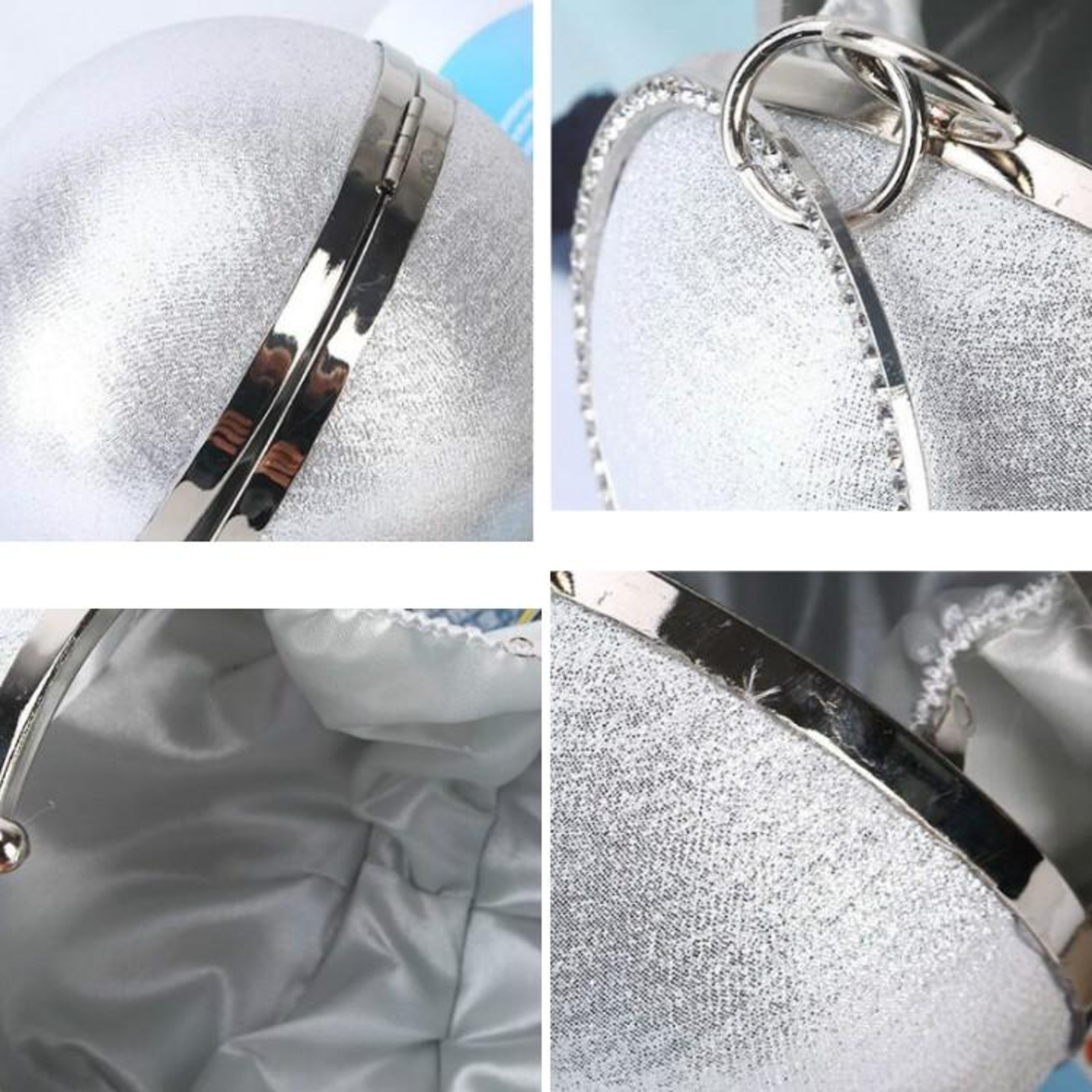 Round Ball Evening Clutch Bag for Women with Detachable Chain PU Party Purse – view 6