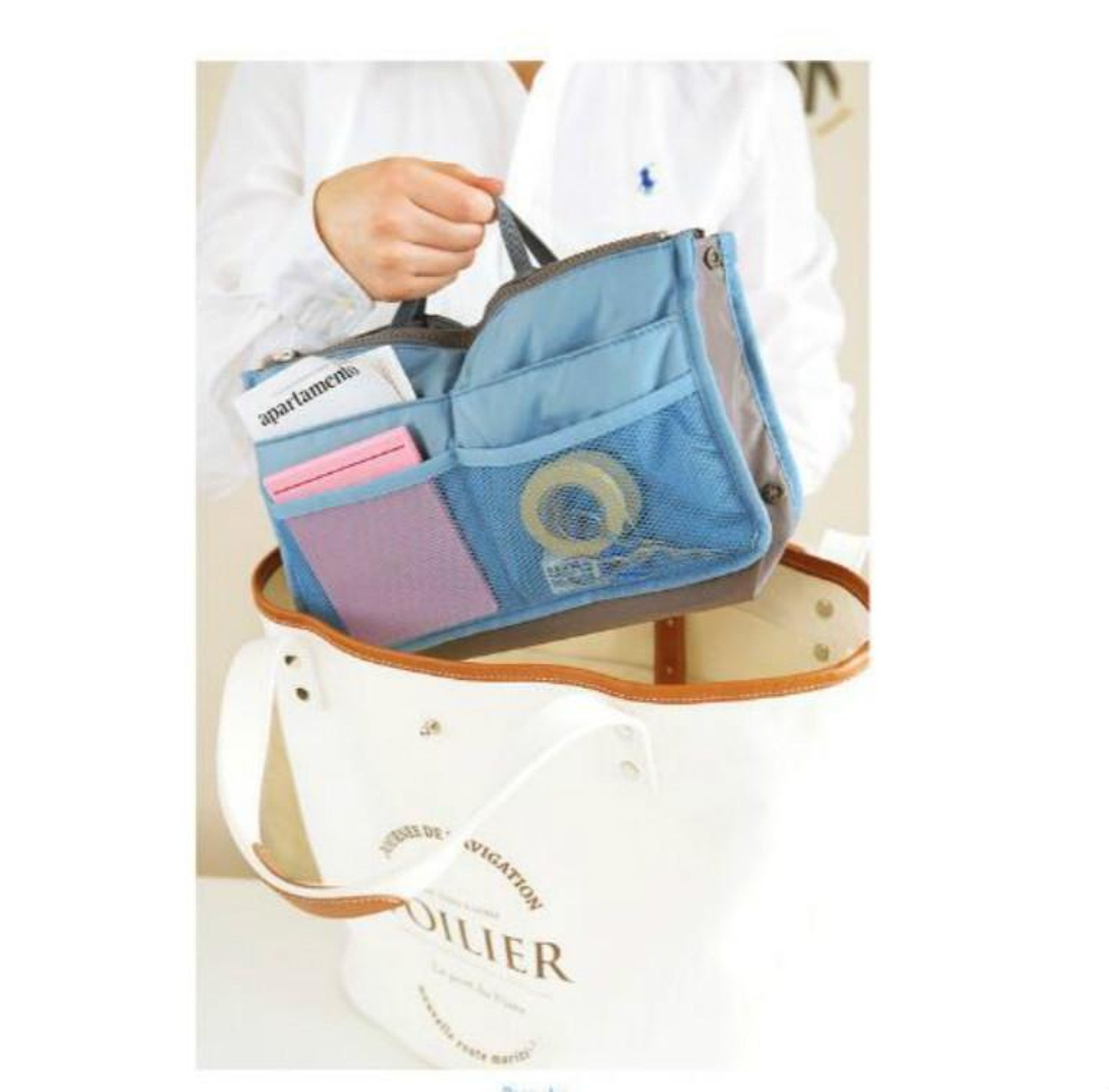 Waterproof Folding Travel Bag Large Capacity Nylon Storage Bag Travel Organizer 1