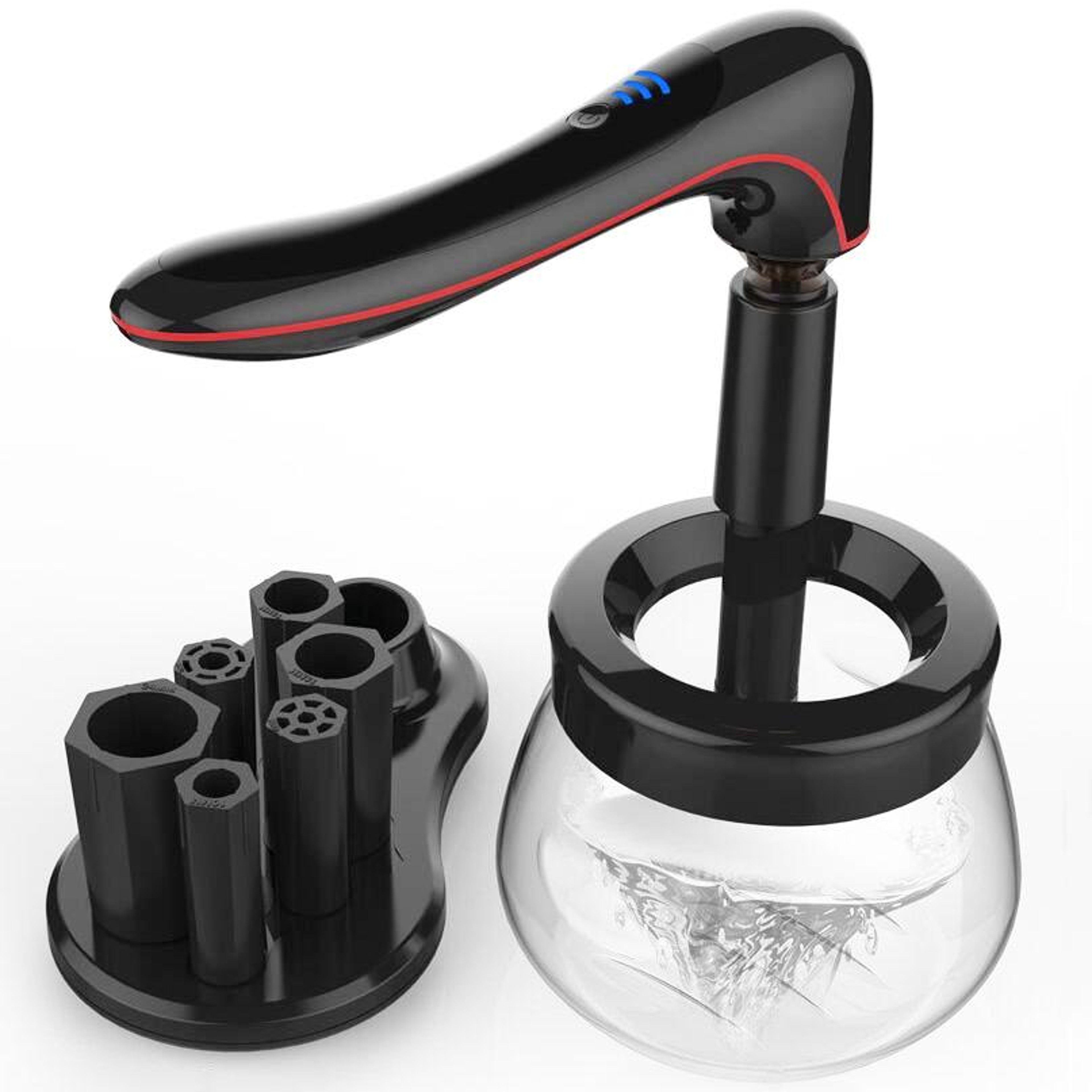 USB Rechargeable Makeup Brush Cleaner Automatic Brush Cleaning Machine with Fast Drying Base – view 12