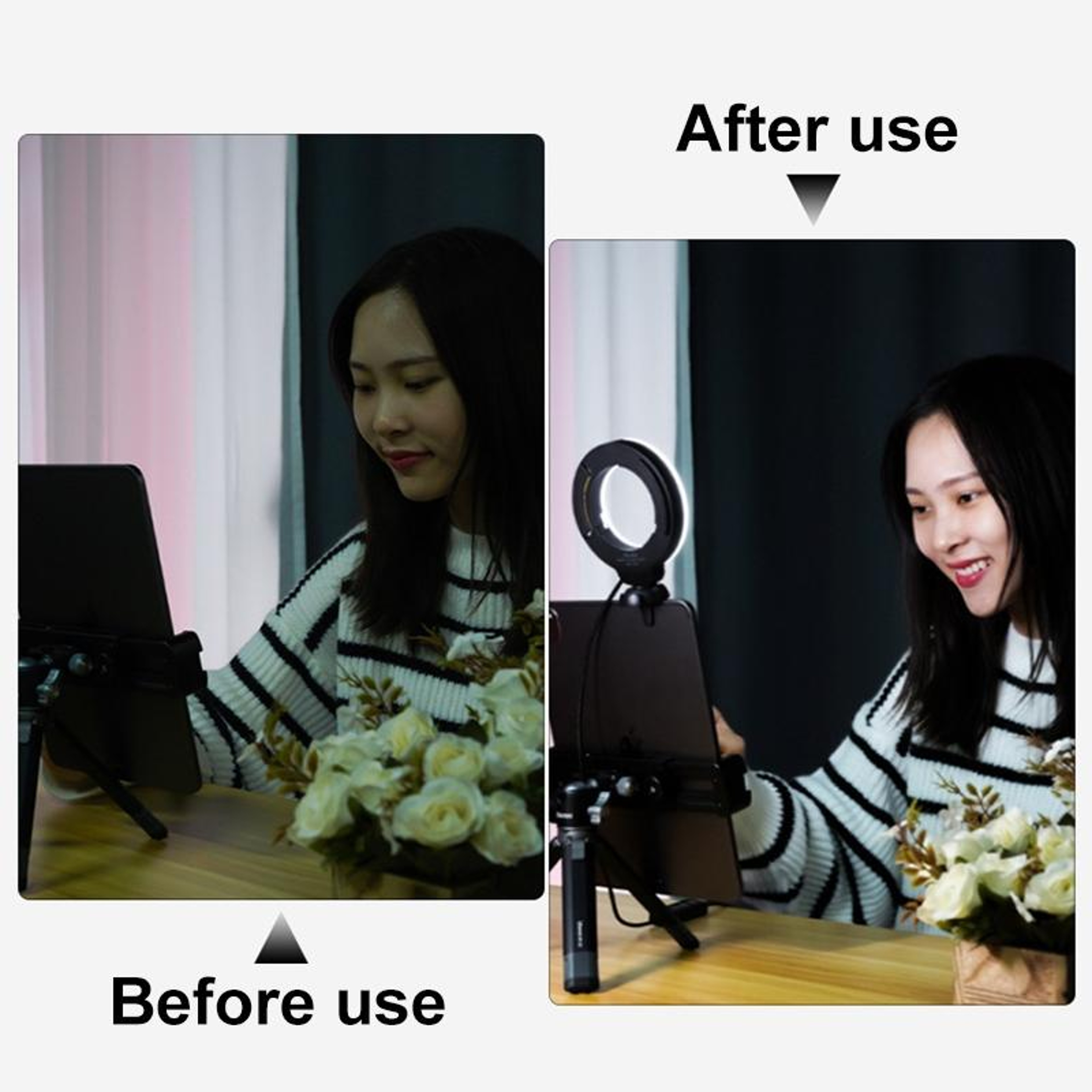 48 LED Laptop Ring Light USB LED Ring Light For Video Conference Webcam Streaming 7
