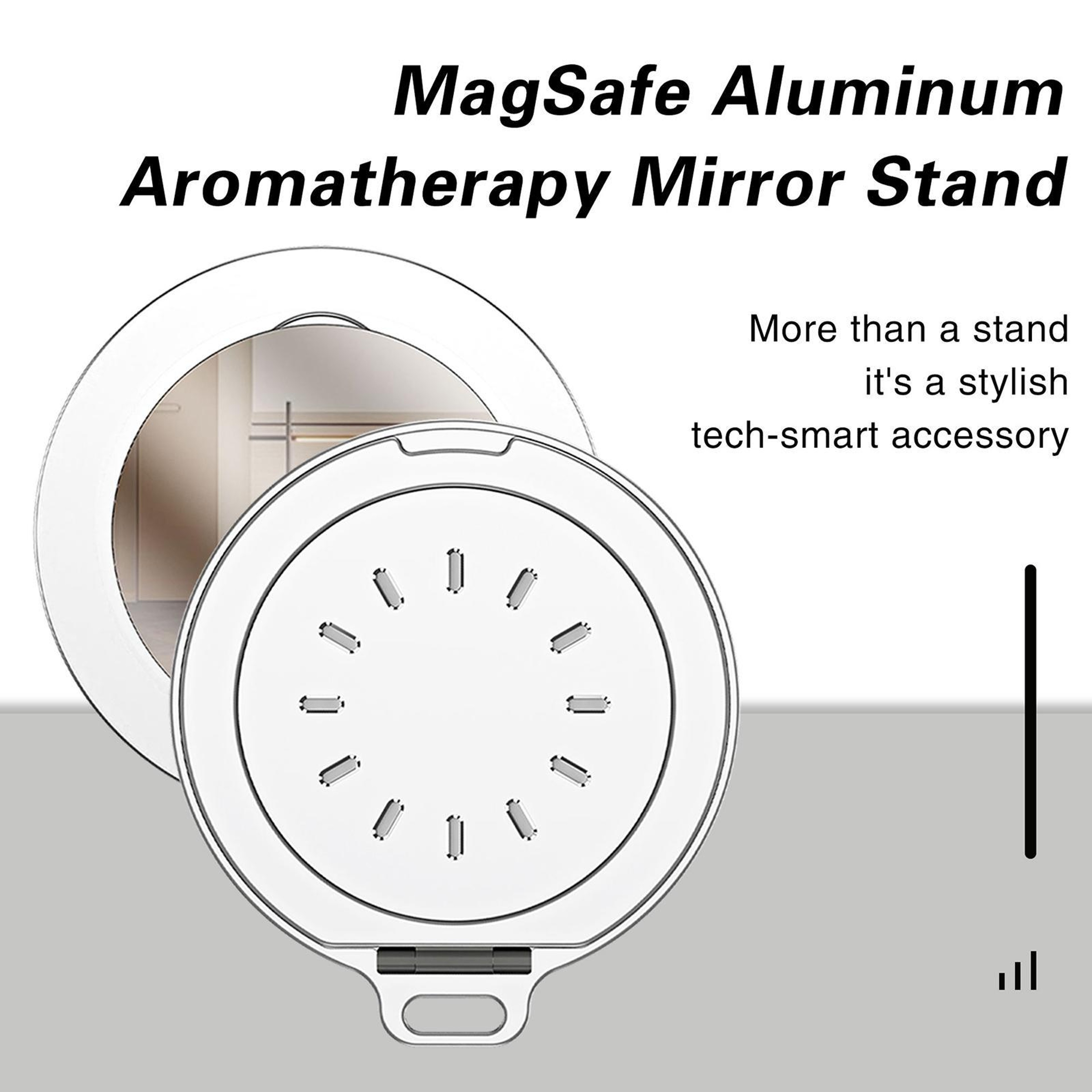 MagSafe Magnetic Phone Stand Mirror Aromatherapy Grip Aluminum Alloy Holder – view 10