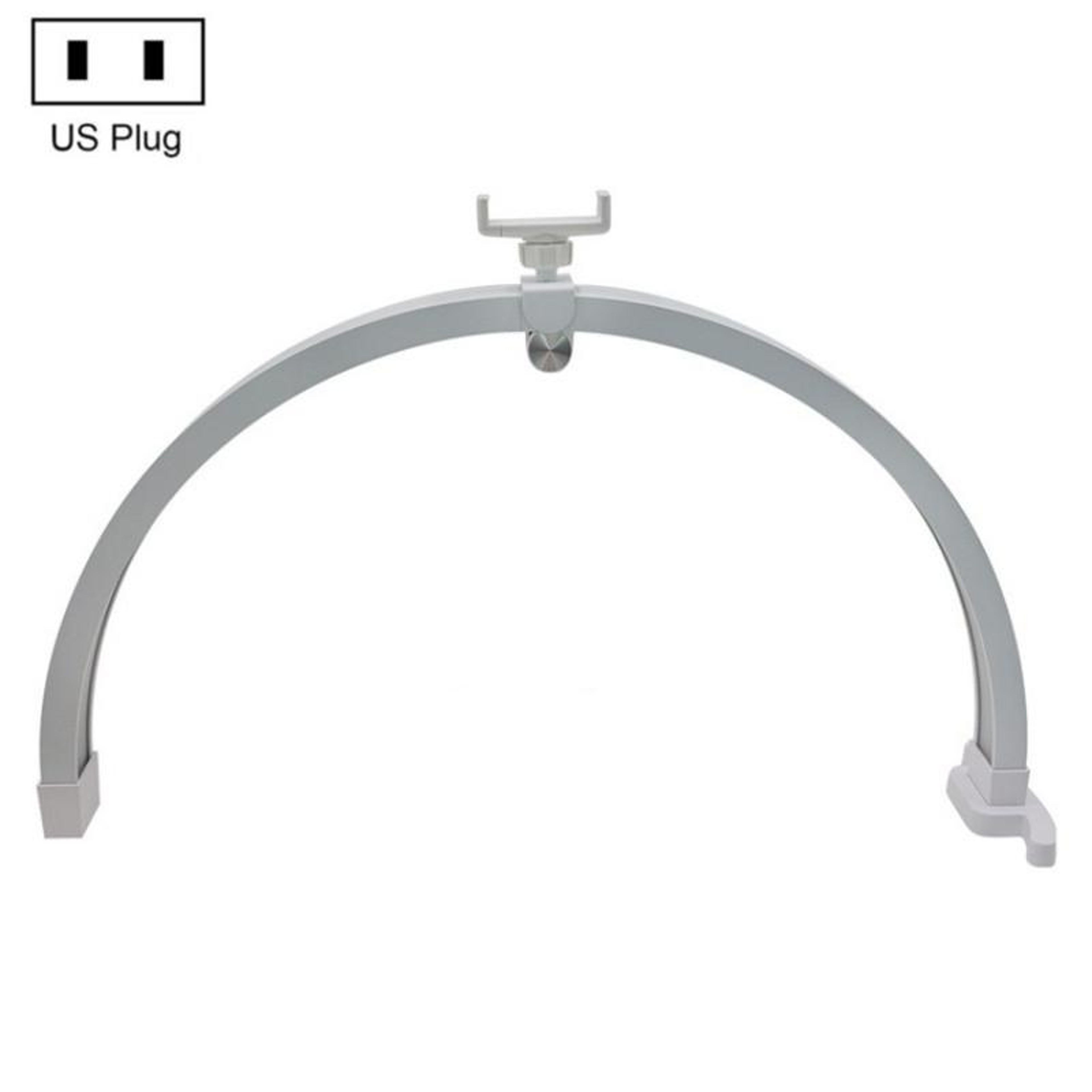 Foldable LED Nail Lamp Half Moon Nail Tech Light With Touch Control And Adjustable Brightness 0