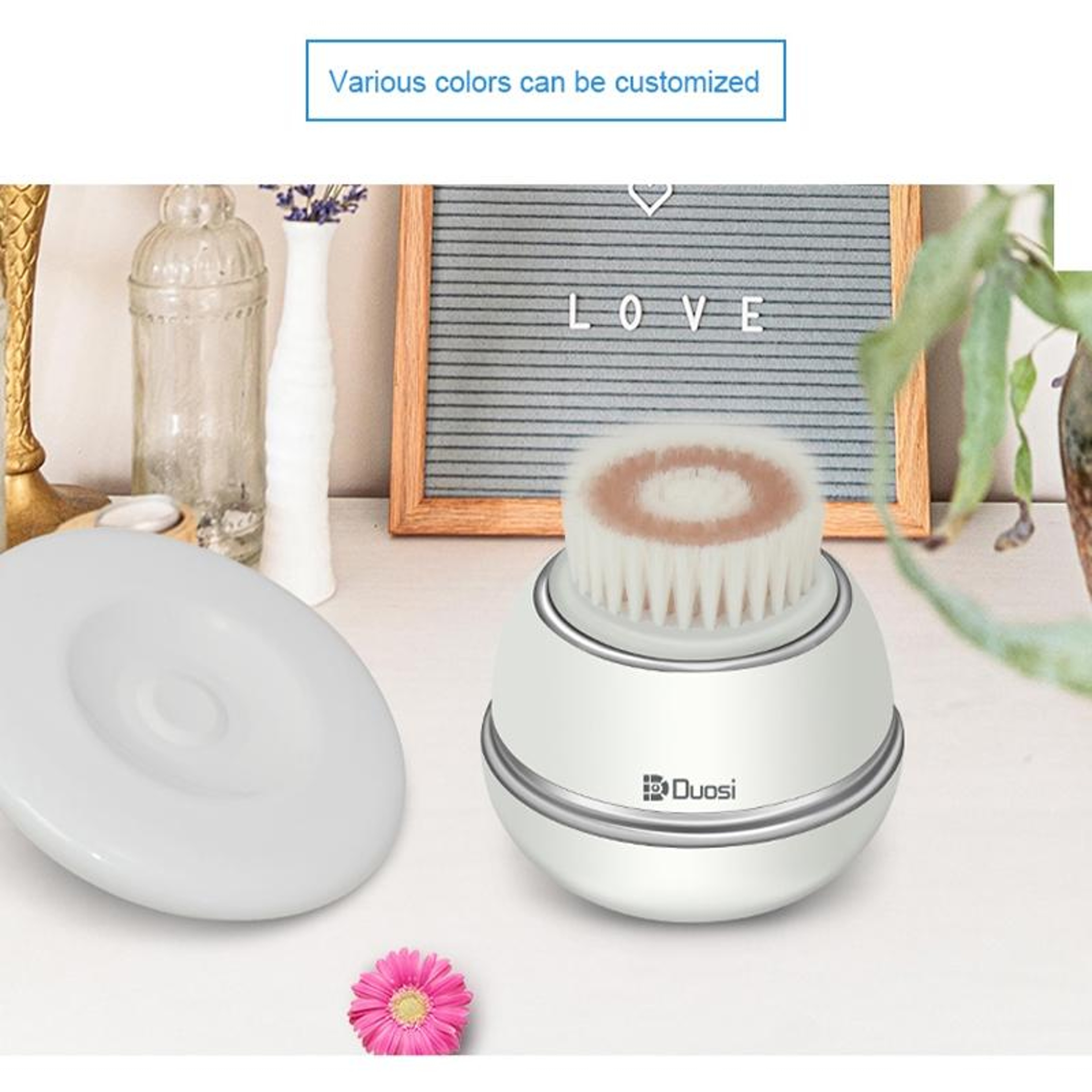 Electric Facial Cleansing Brush USB Rechargeable Sonic Facial Cleanser with Deep Pore Care – view 8