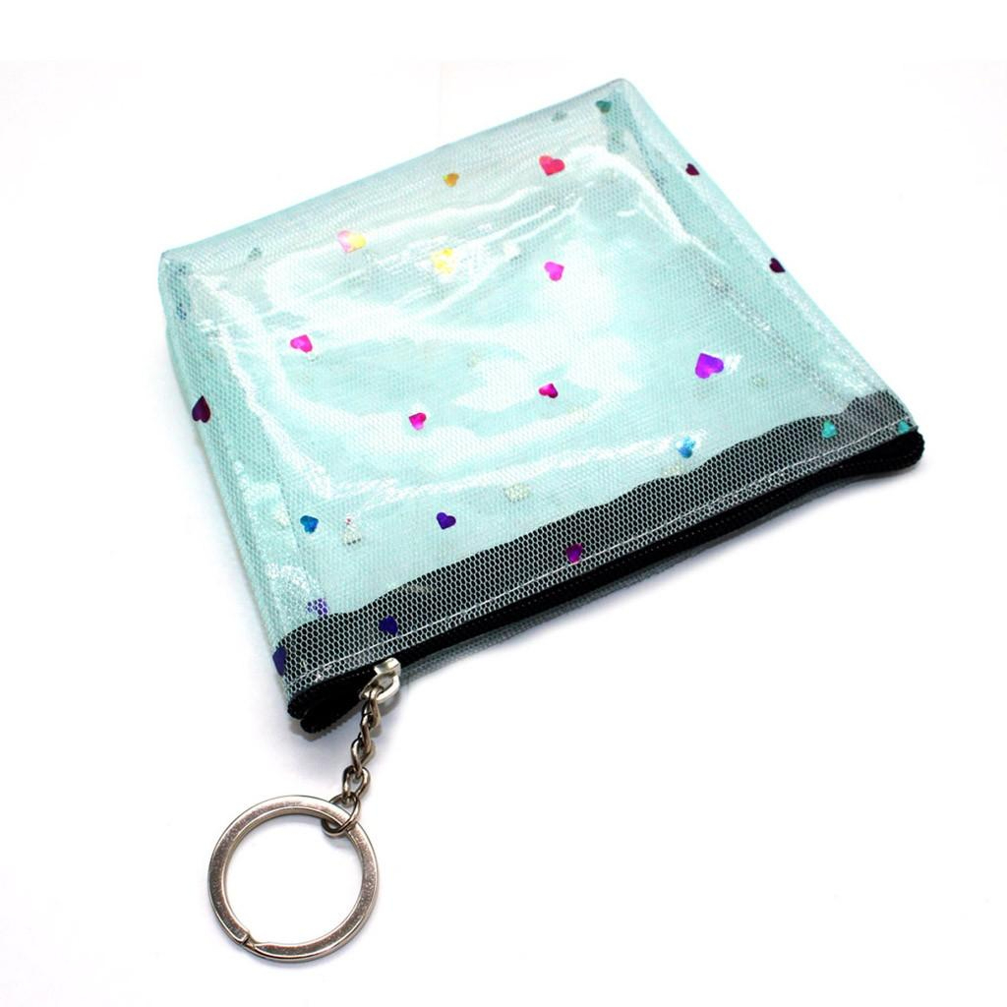Waterproof Transparent Coin Purse Mini PVC Jelly Wallet With Secure Zipper 4