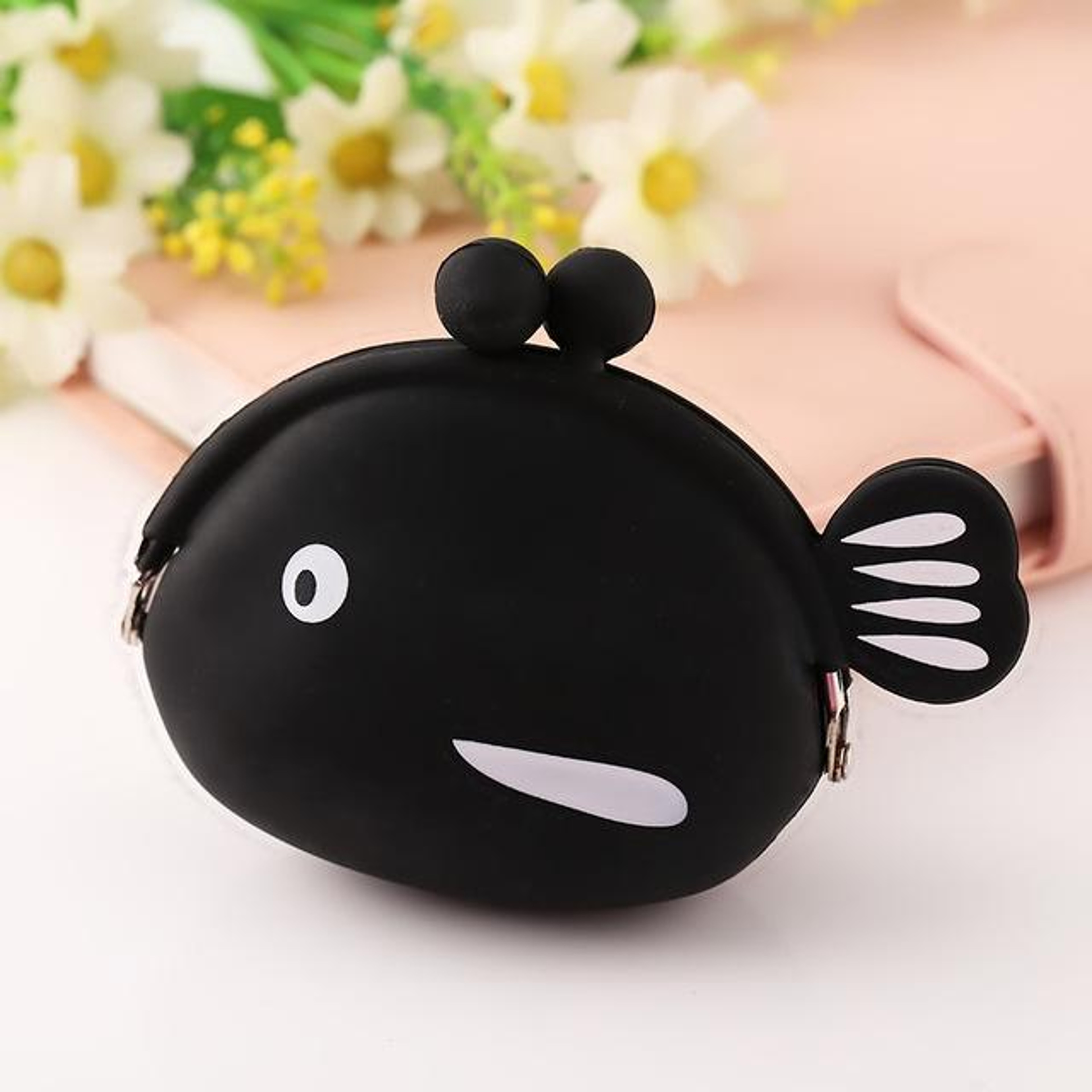 Cute Fish Silicone Coin Purse Mini Cartoon Change Wallet For Kids And Adults 1