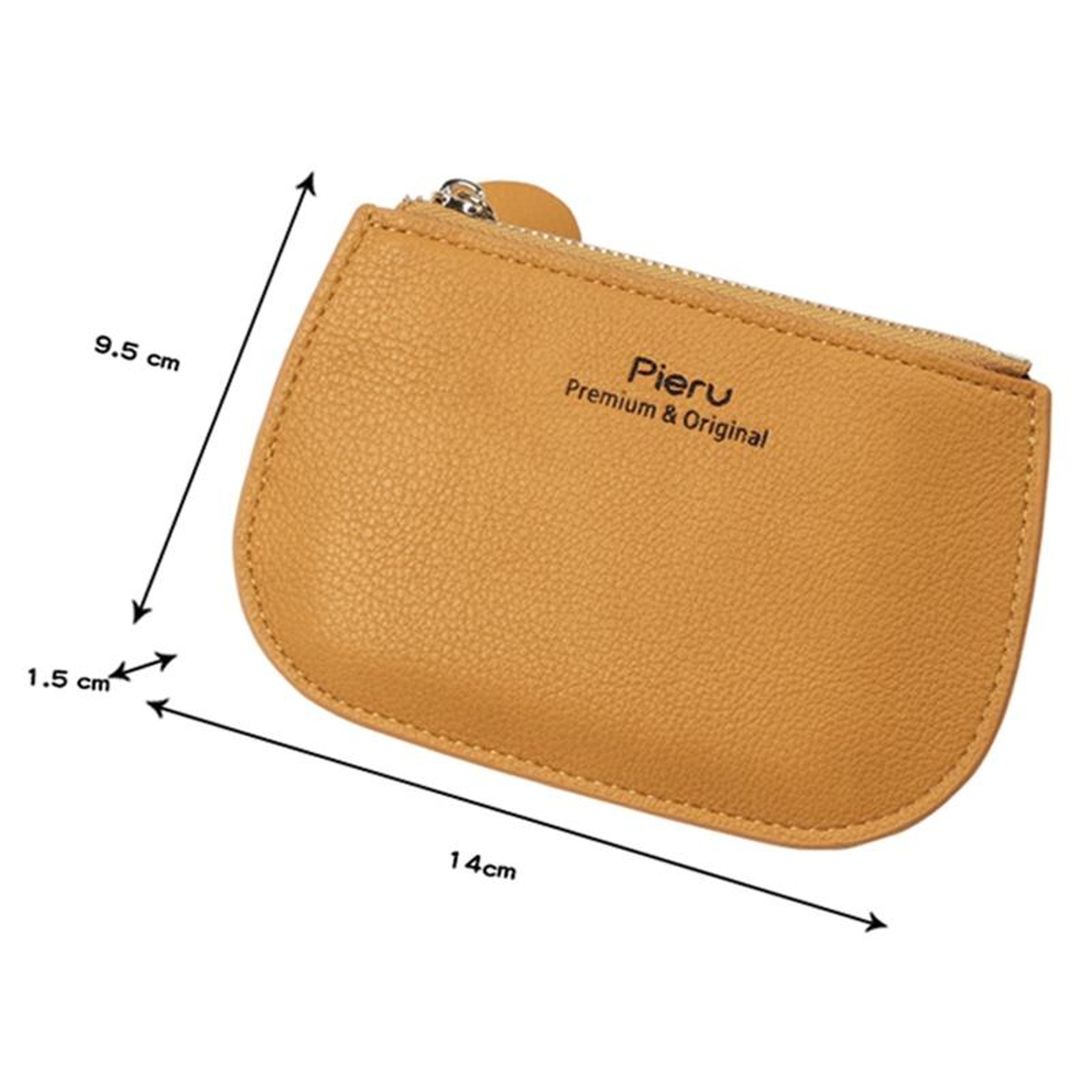 Ultra Thin Womens Coin Purse Mini Card Holder Wallet With Zipper And Multiple Card Slots 1