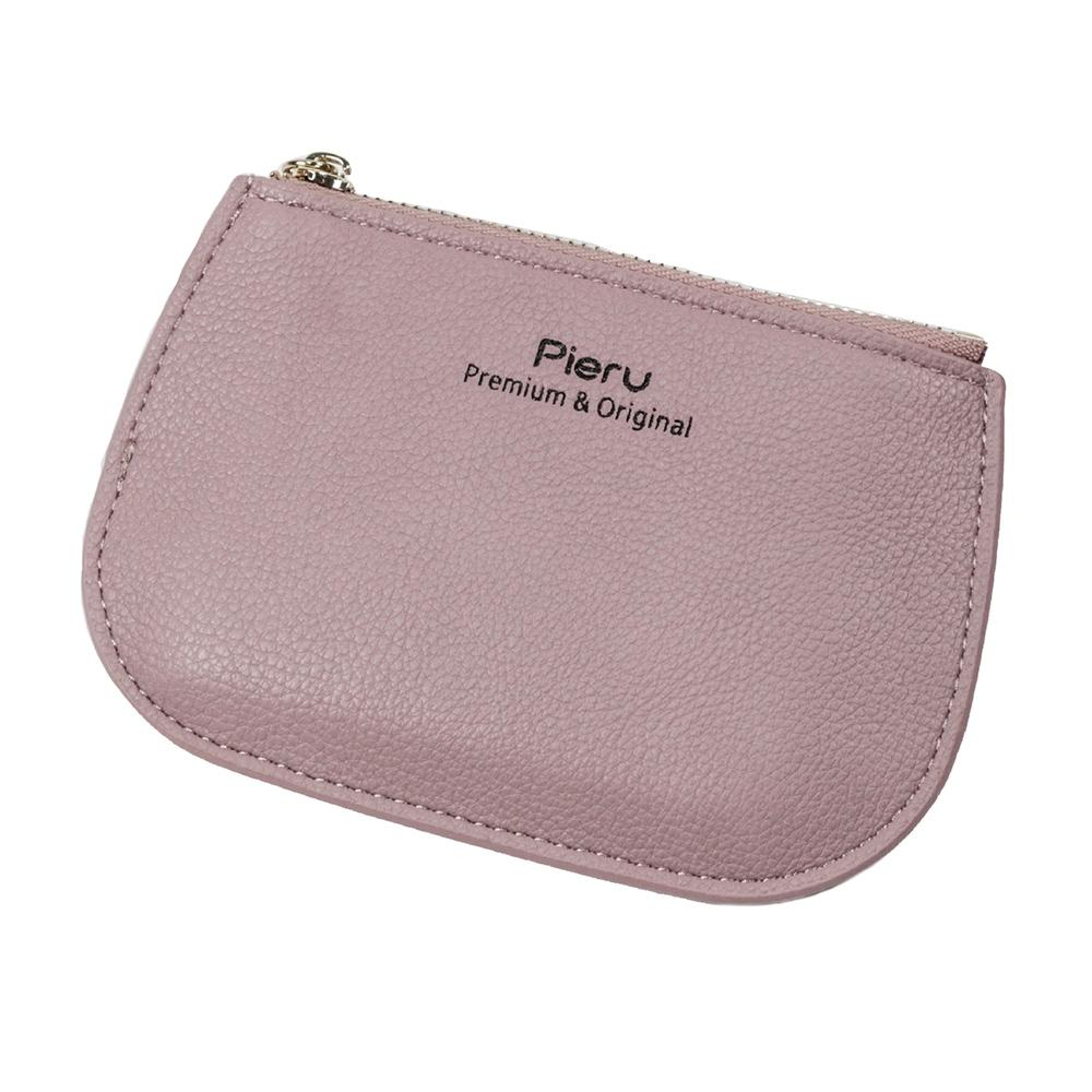 Ultra Thin Womens Coin Purse Mini Card Holder Wallet With Zipper And Multiple Card Slots 8