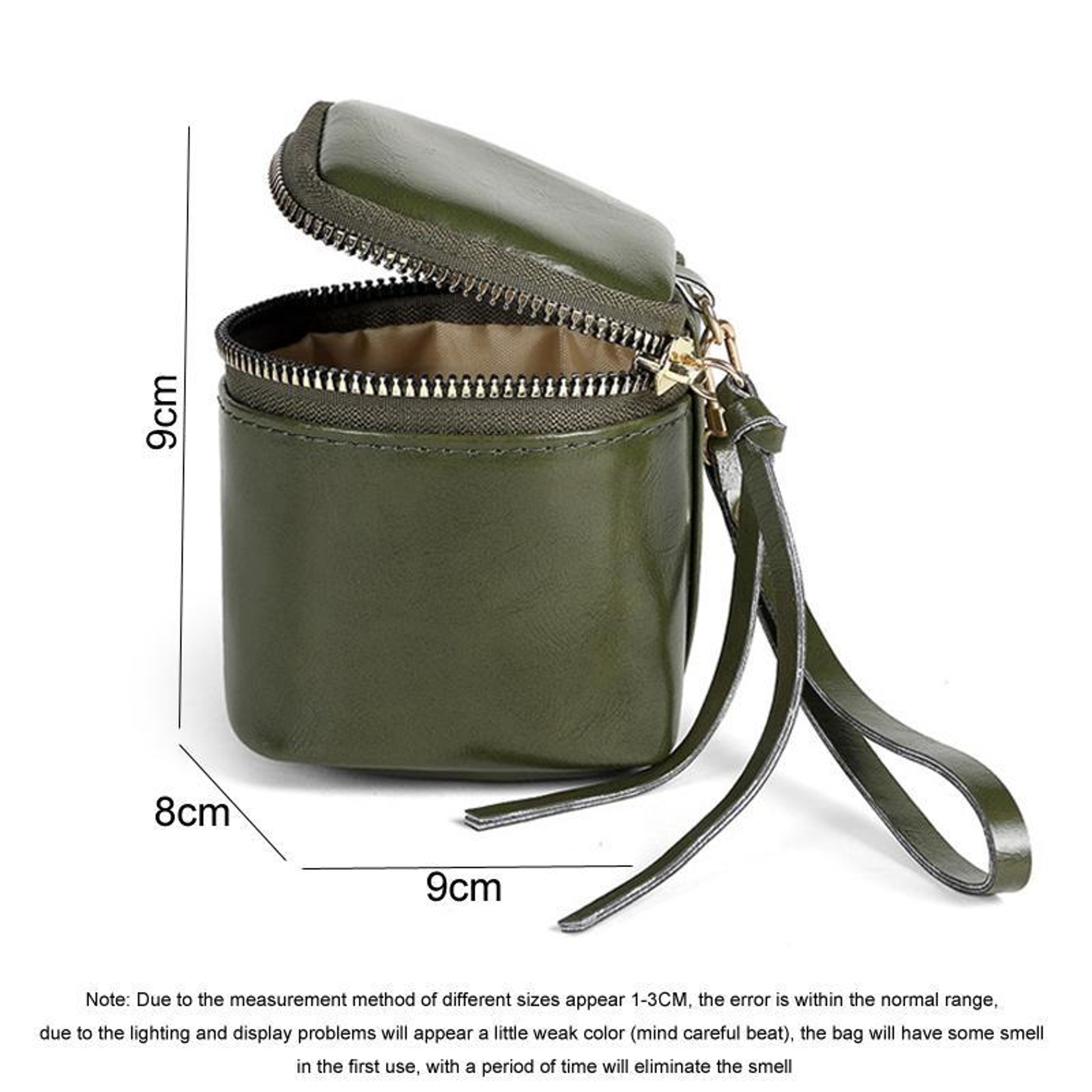 Vintage Mini Coin Purse PU Leather Coin Pouch Retro Lipstick Storage Bag 2