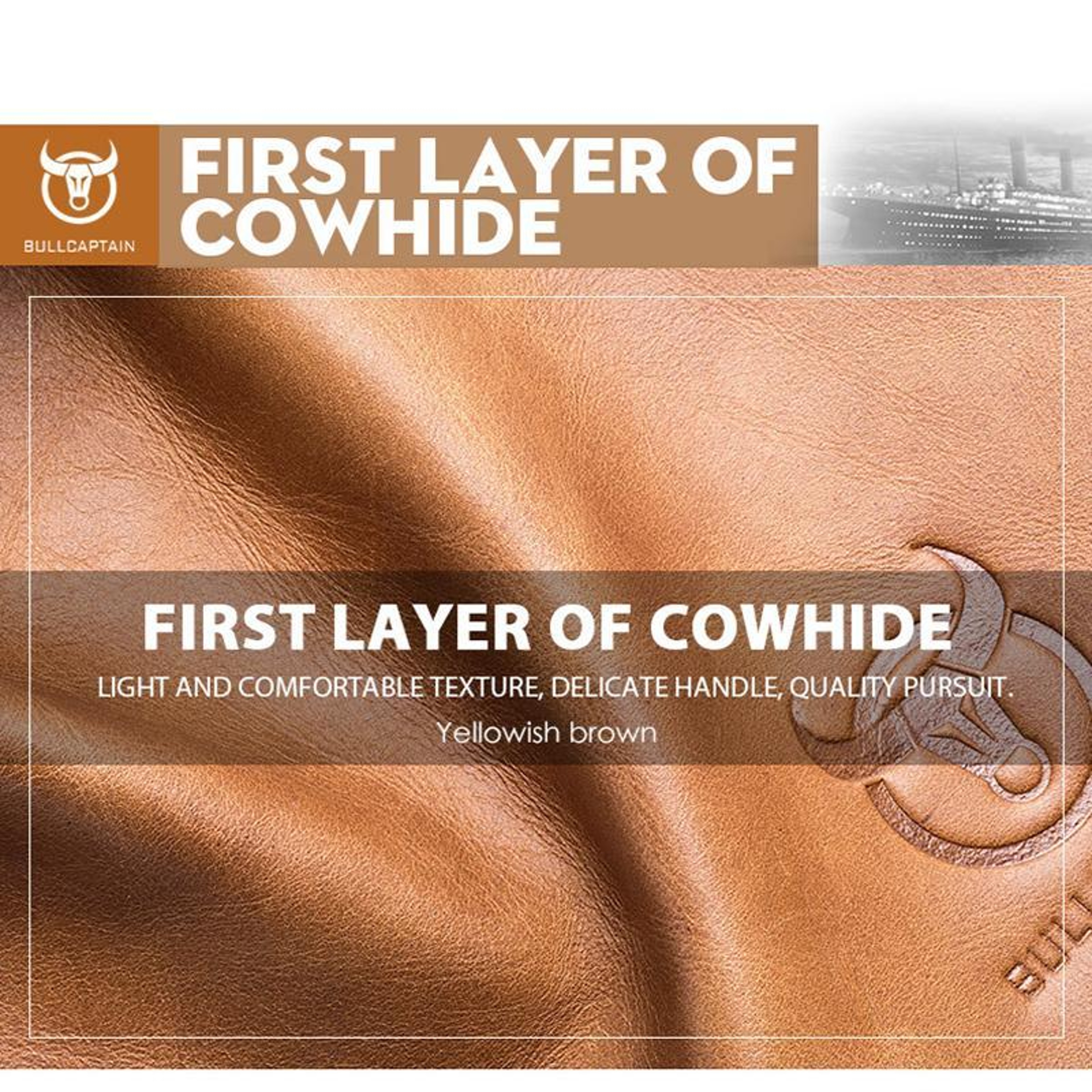 RFID Leather Wallet For Men Multi Slot Card Holder Wallet With Detachable Coin Purse 5