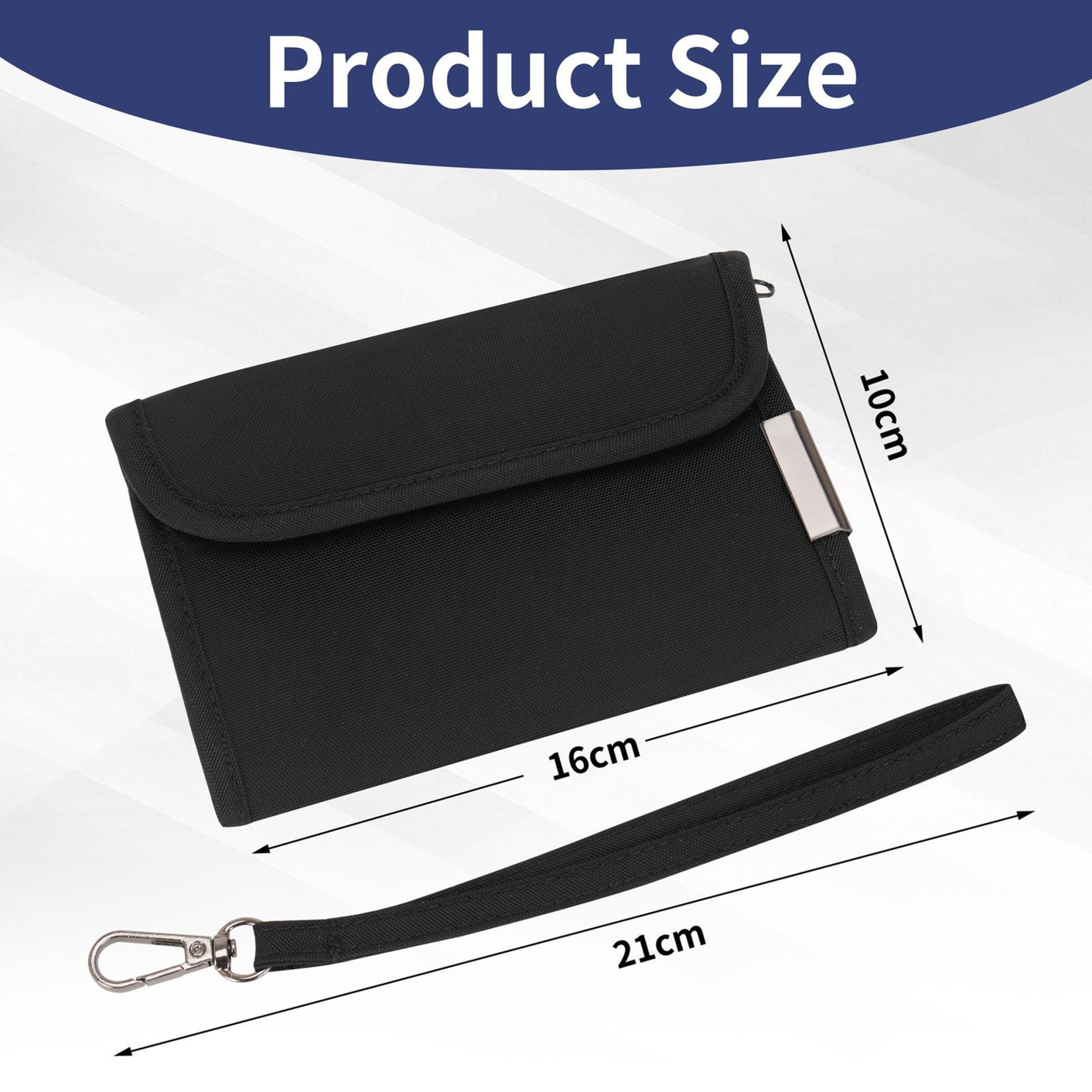 RFID Blocking Travel Card Holder Wallet With Coin Pouch And Passport Organizer 3
