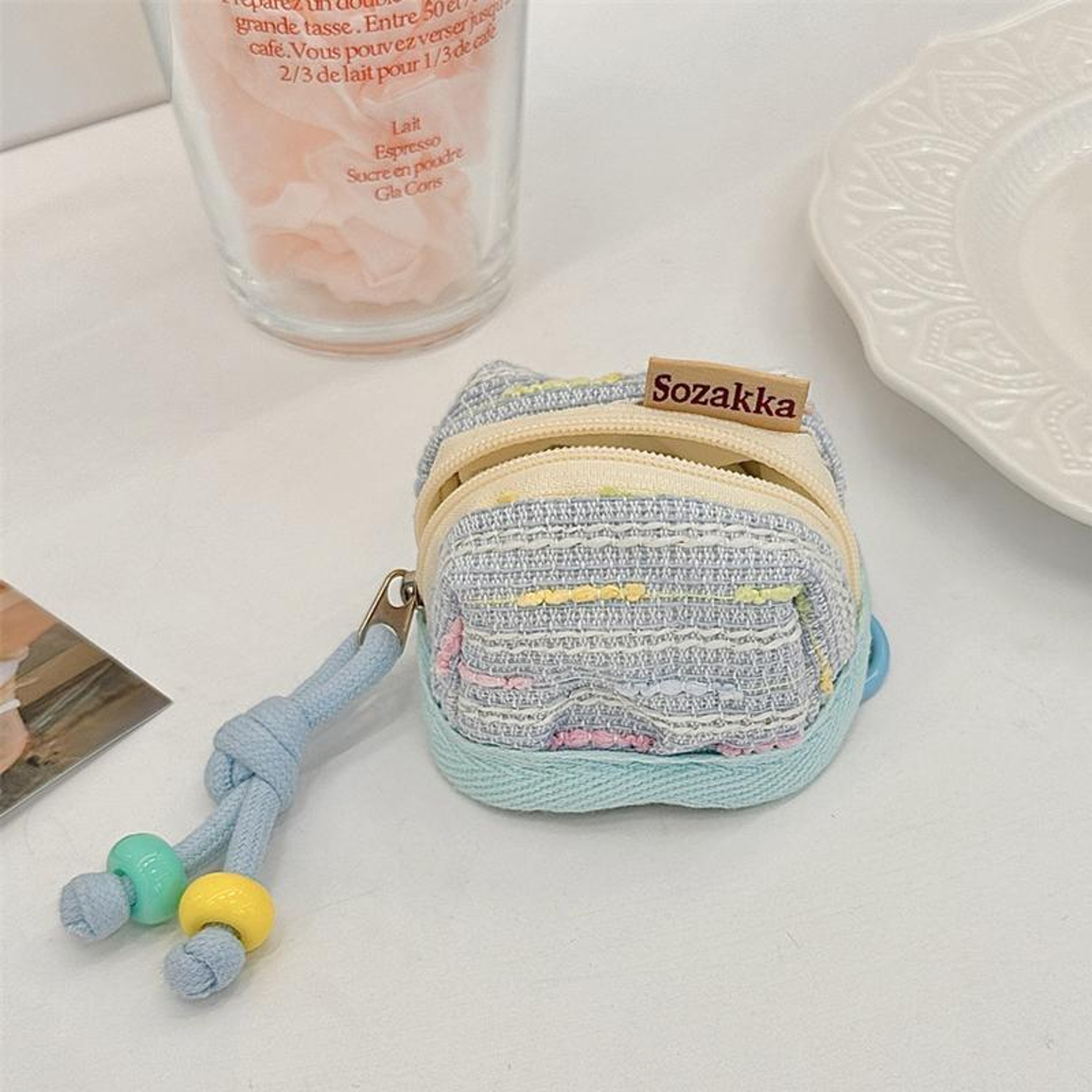 Cute Portable Wireless Earbud Case Soft Polyester Bluetooth Earphone Case Protective Storage Pouch 9