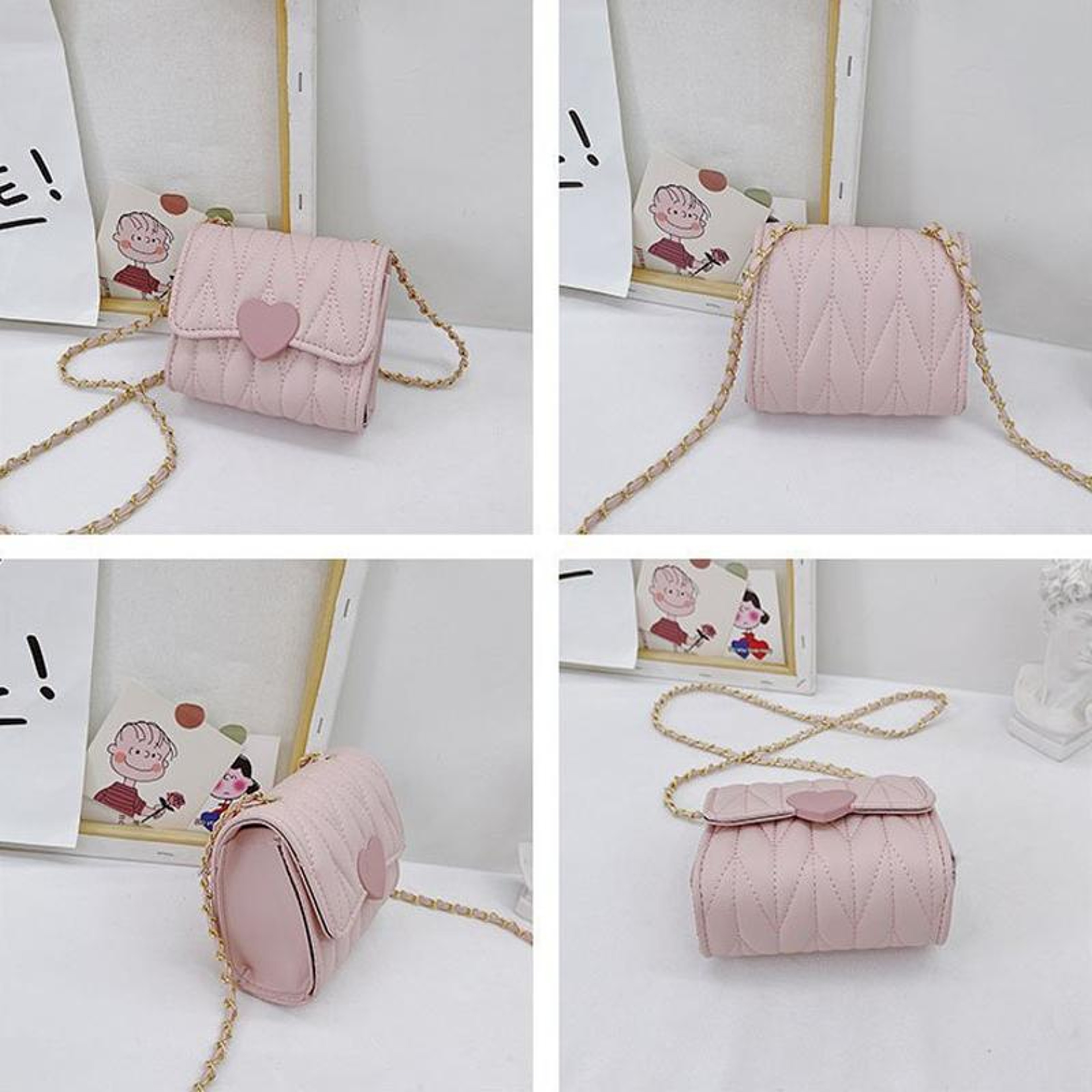 Little Girl Crossbody Purse Cute Kids Princess Shoulder Bag 1