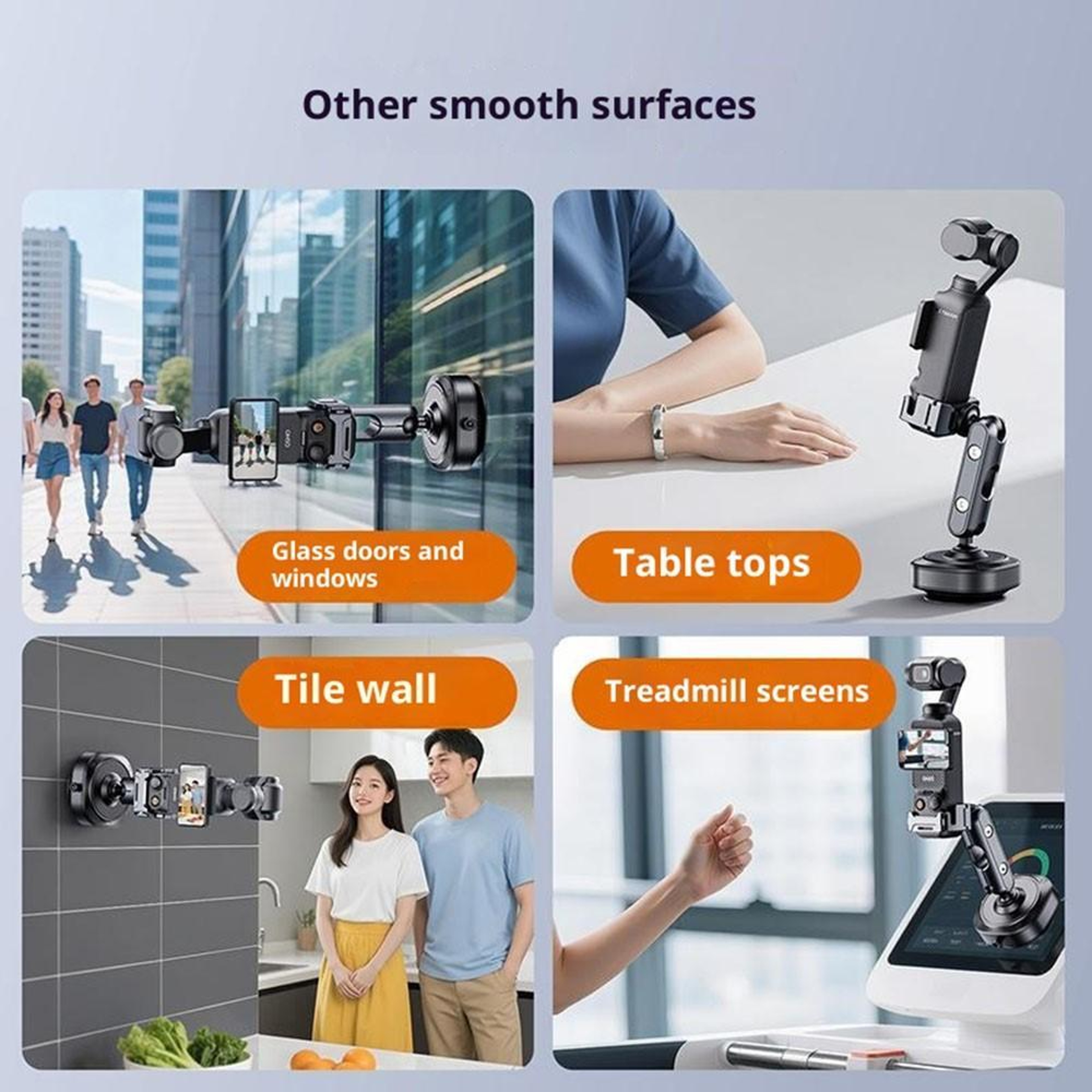 DJI Osmo Pocket 3 Vacuum Suction Mount Action Camera Car Shooting Bracket 6