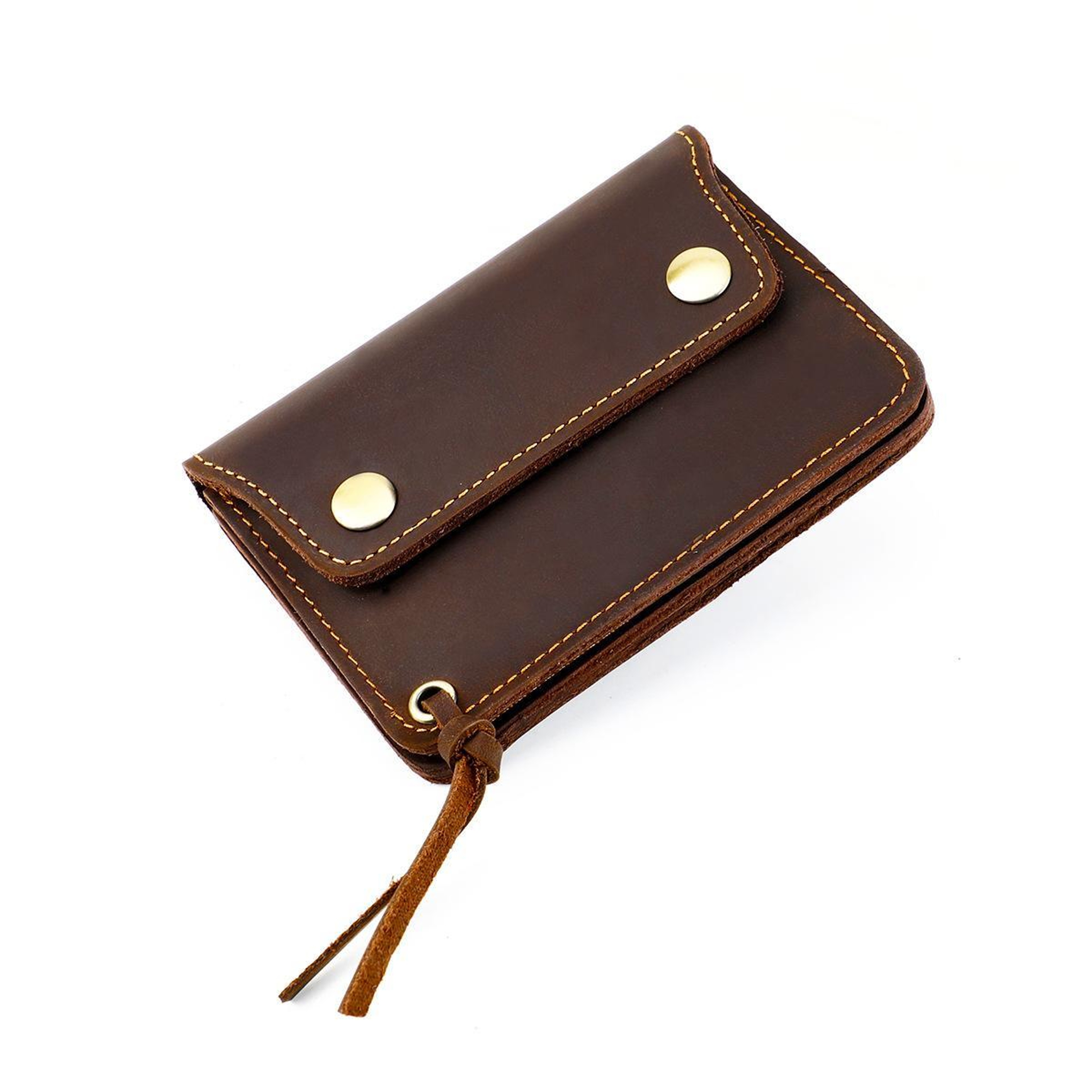 Vintage Crazy Horse Genuine Leather Wallet RFID Style Small Zipper Coin Purse 13
